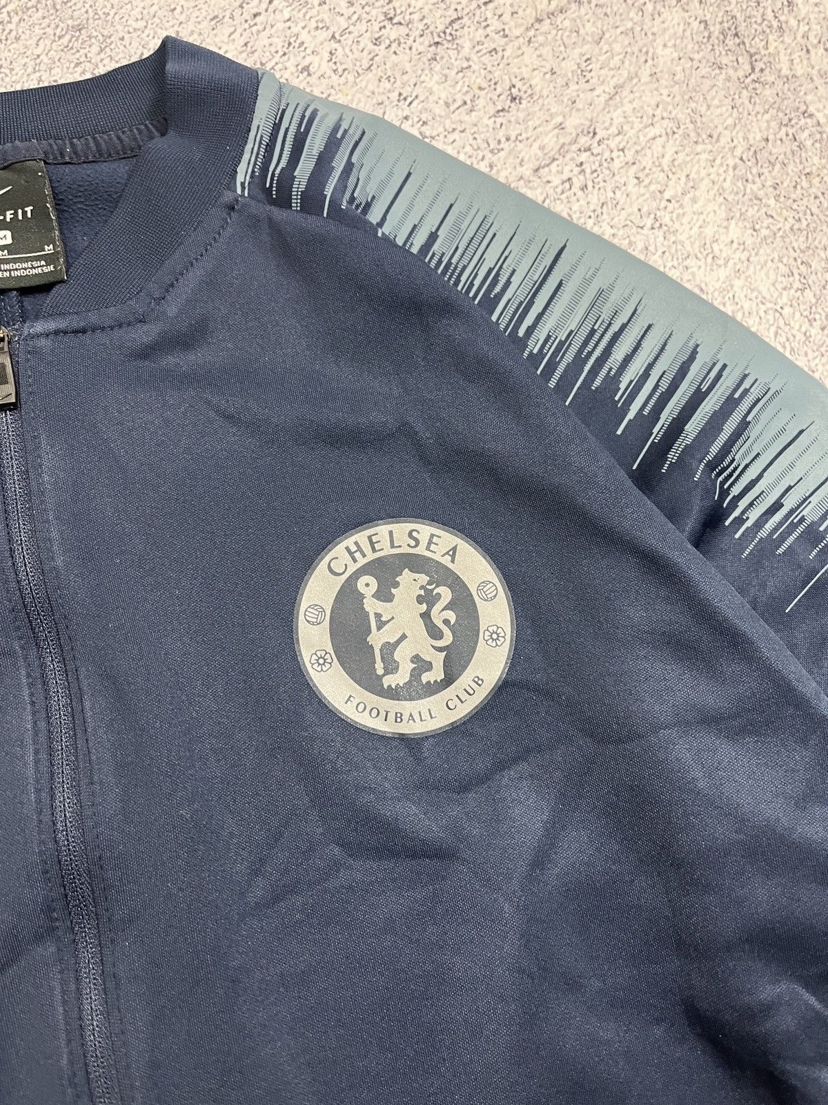 Chelsea Soccer × Nike Nike FC Chelsea 2018/19 Soccer Football Track Jacket Hype Size US M / EU 48-50 / 2 - 9 Thumbnail