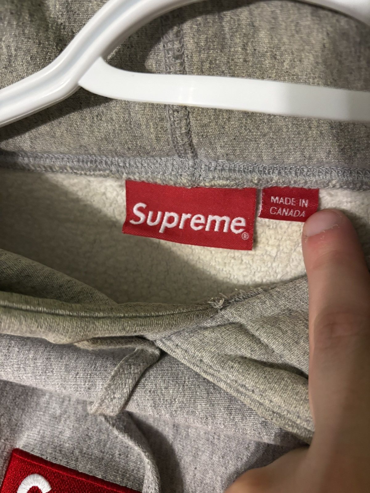 Supreme Supreme heather grey box logo L Size US L / EU 52-54 / 3 - 6 Thumbnail