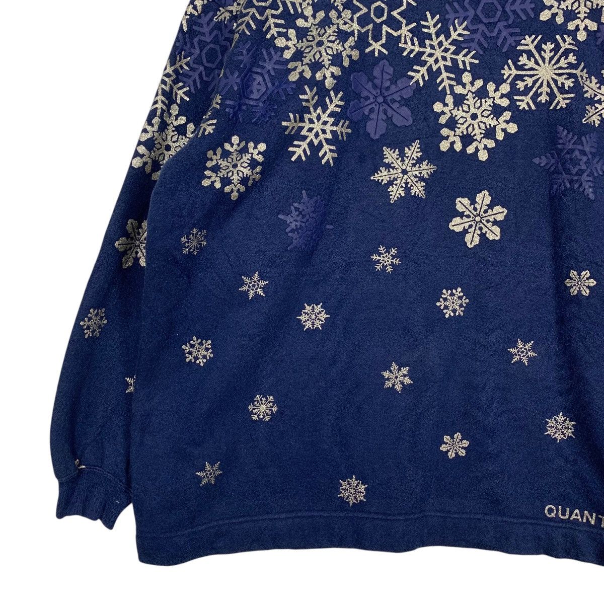 Vintage QUANTUM Snowflakes Logo Crewneck Pullover Sweater #2866-C129 Size US M / EU 48-50 / 2 - 5 Thumbnail