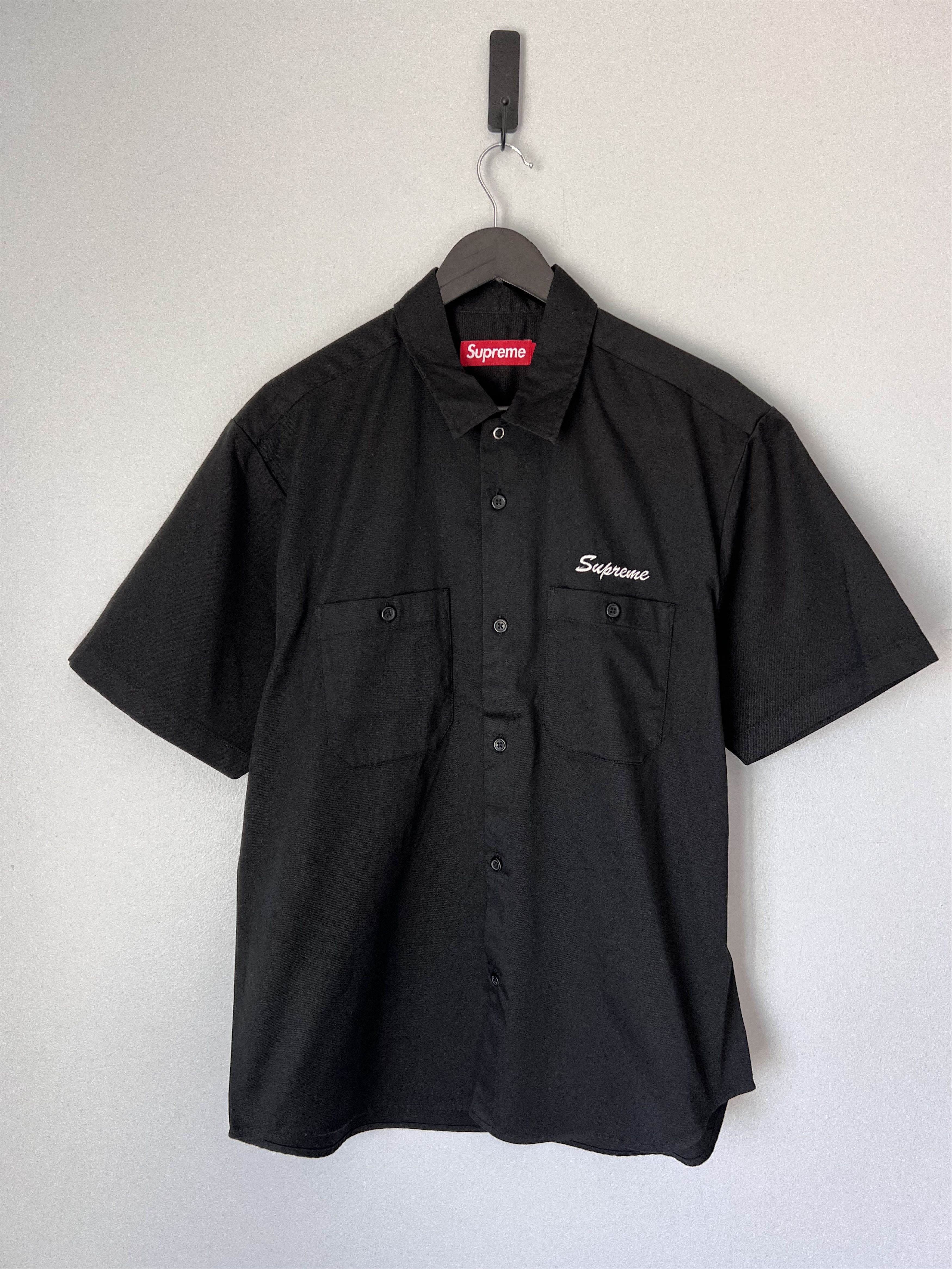 Supreme AOI Eyes Work Shirt in Black