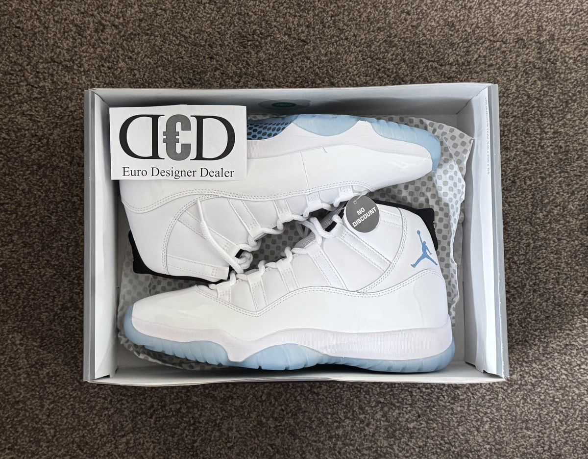 Jordan Brand 💠Air Jordan💠 11 legend Blue Columbia 2024 Size US 11 / EU 44 - 1 Thumbnail