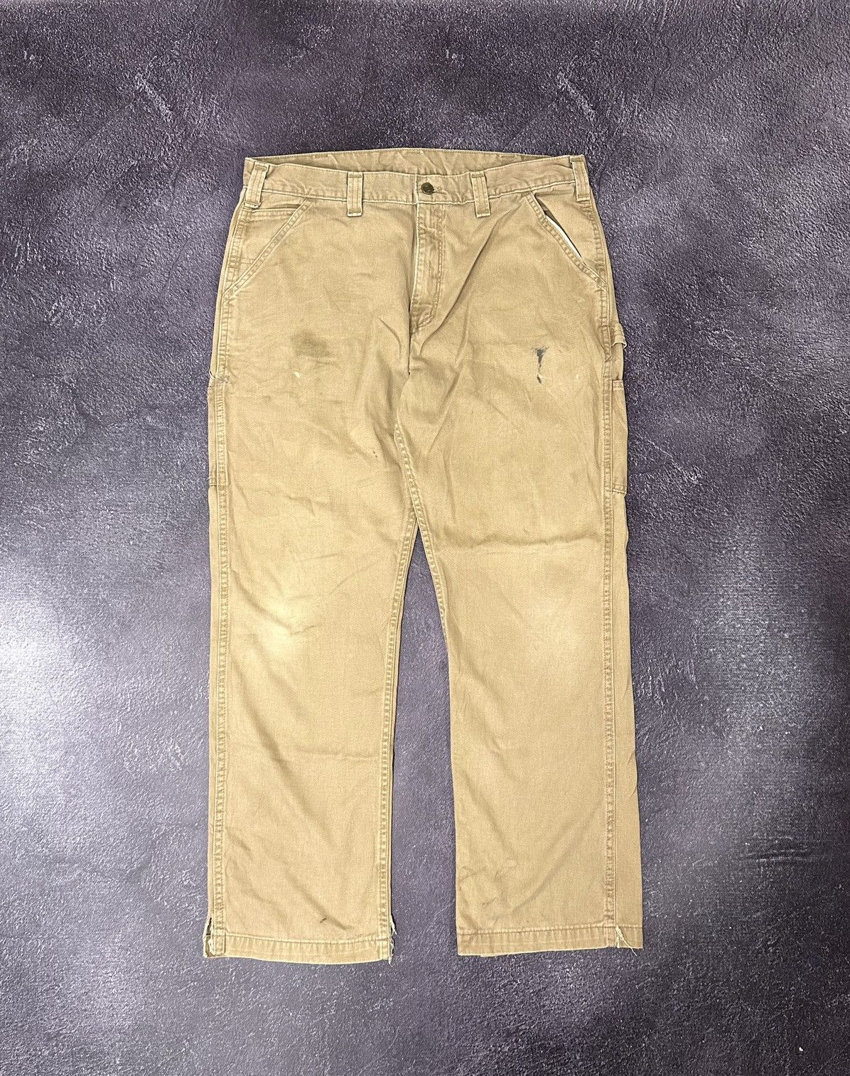 Carhartt Vintage Carhartt USA Cargo Carpenter Opium Baggy Work Pants Size US 38 / EU 54 - 2 Thumbnail
