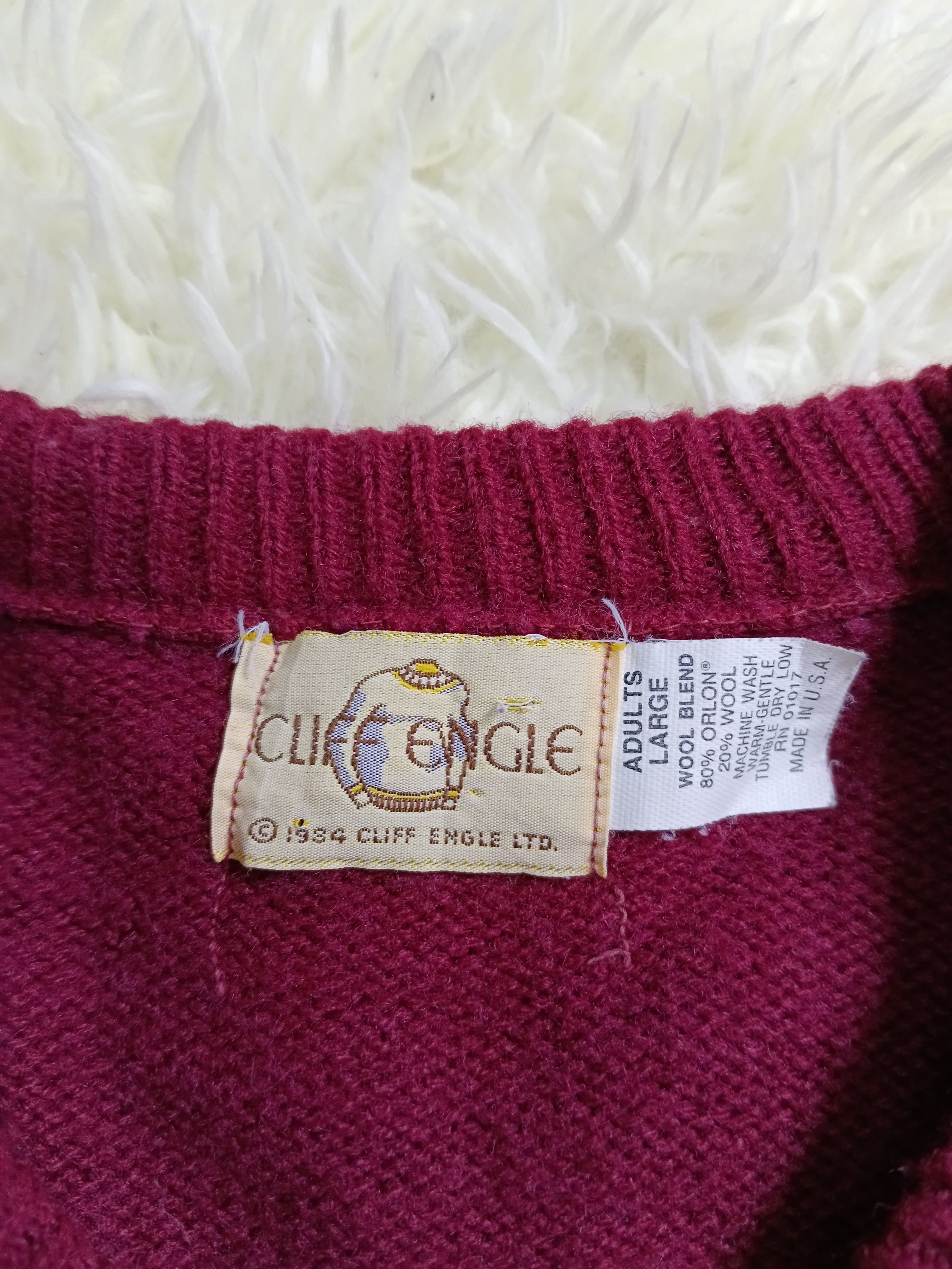 NFL × Vintage VINTAGE ©1984 CLIEF ENGLE ALABAMA (SIZE ADULTS LARGE) Size US L / EU 52-54 / 3 - 5 Thumbnail