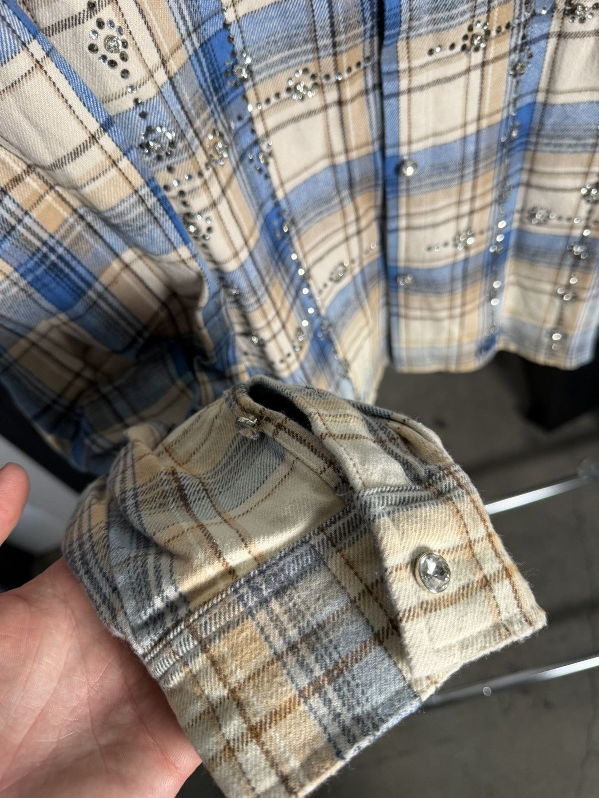 Vale Vale Forever Skyfall Flannel 'Cream/Blue’ Size US XXL / EU 58 / 5 - 3 Thumbnail