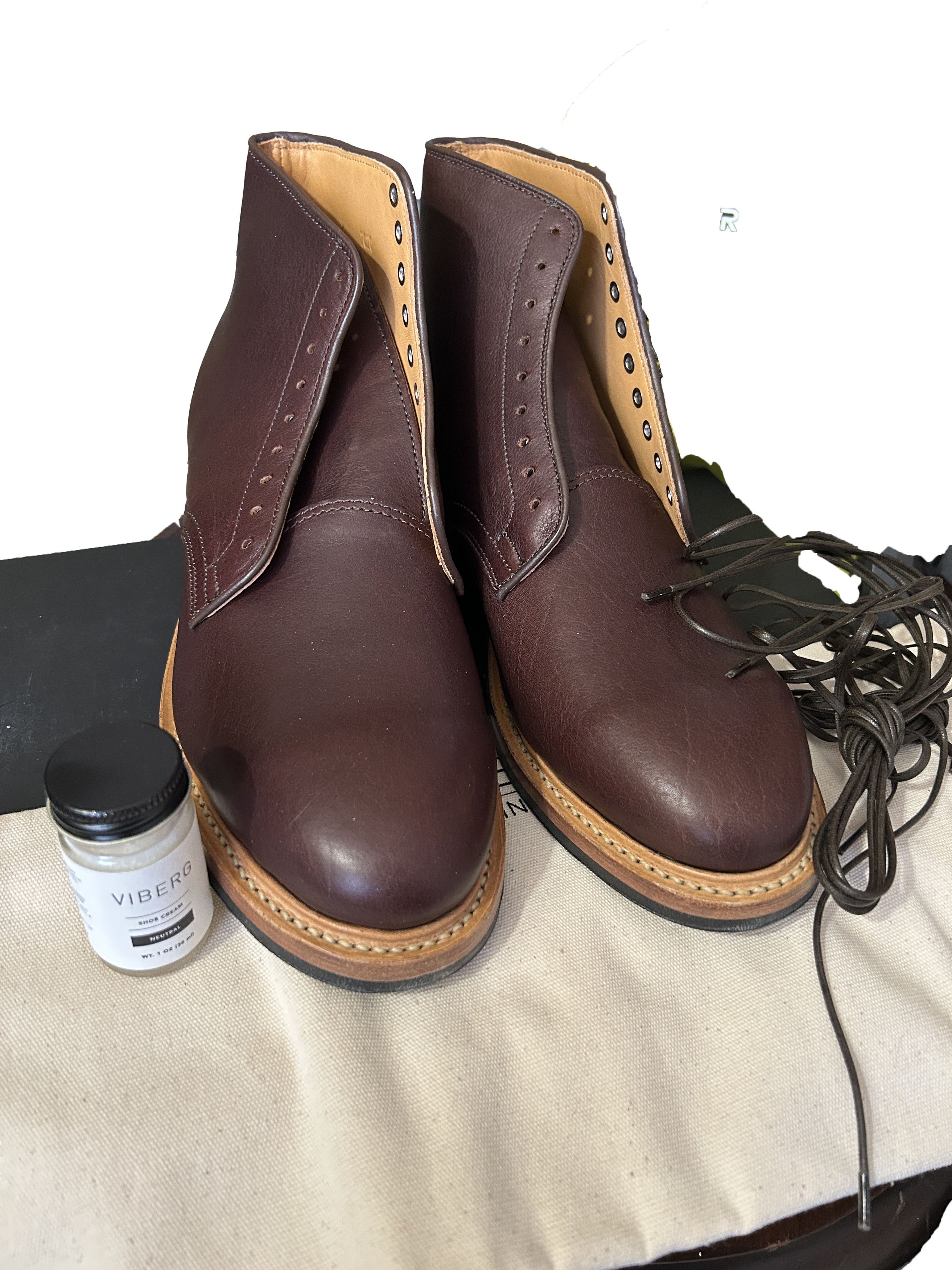 Viberg Service Boots Brown Derby Snuff Calf Leather 2020 Chukka Size US 9 / EU 42 - 1 Thumbnail