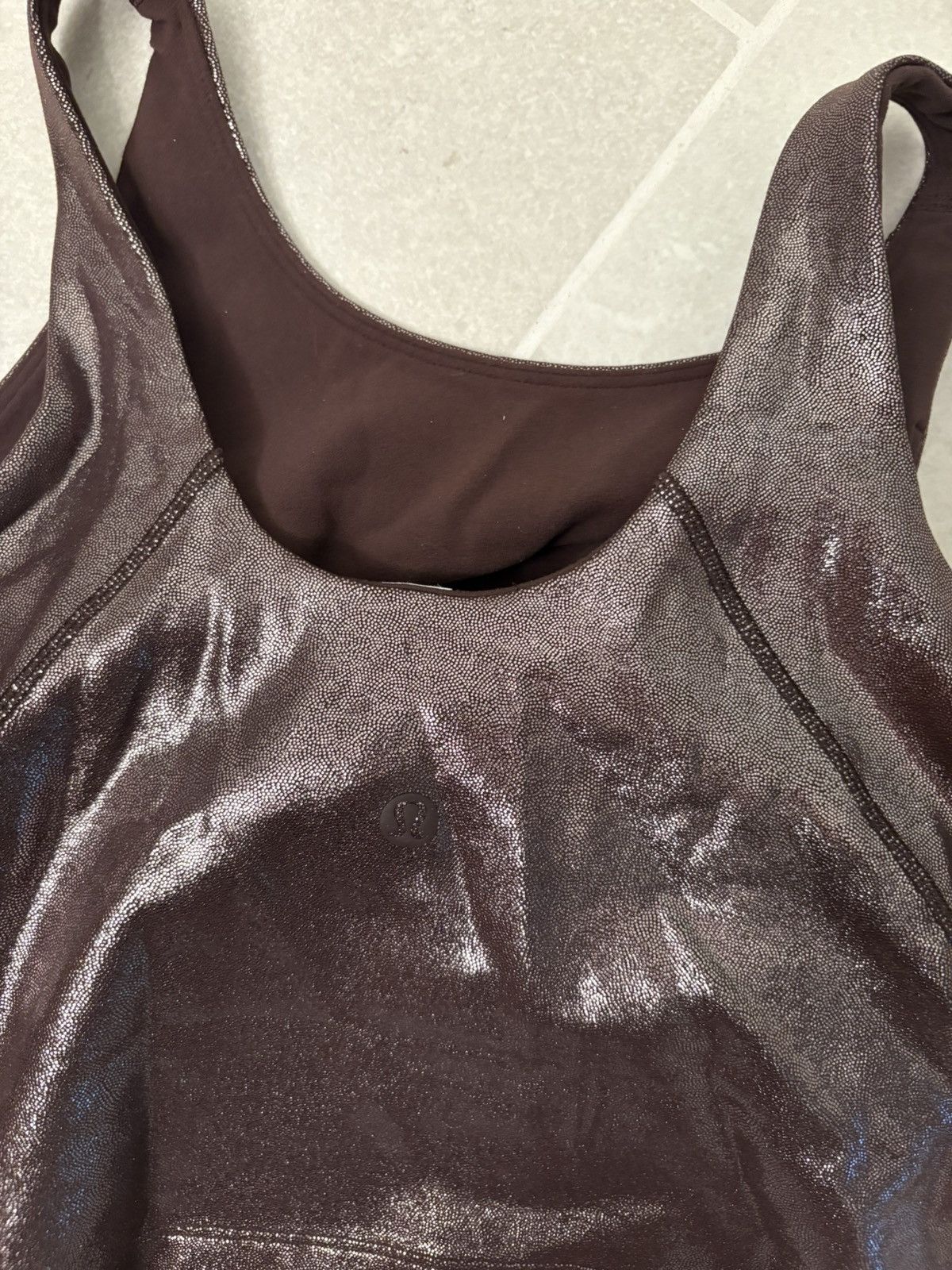 Lululemon Lululemon Align High Neck Tank Foil French Press Sz 6 Size M / US 6-8 / IT 42-44 - 11 Thumbnail