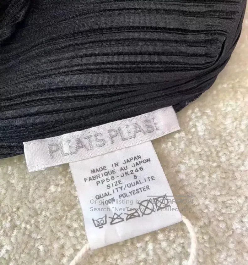 Issey Miyake Issey Miyake Black Ruched Top Size XXL / US 16-18 / IT 52-54 - 5 Thumbnail