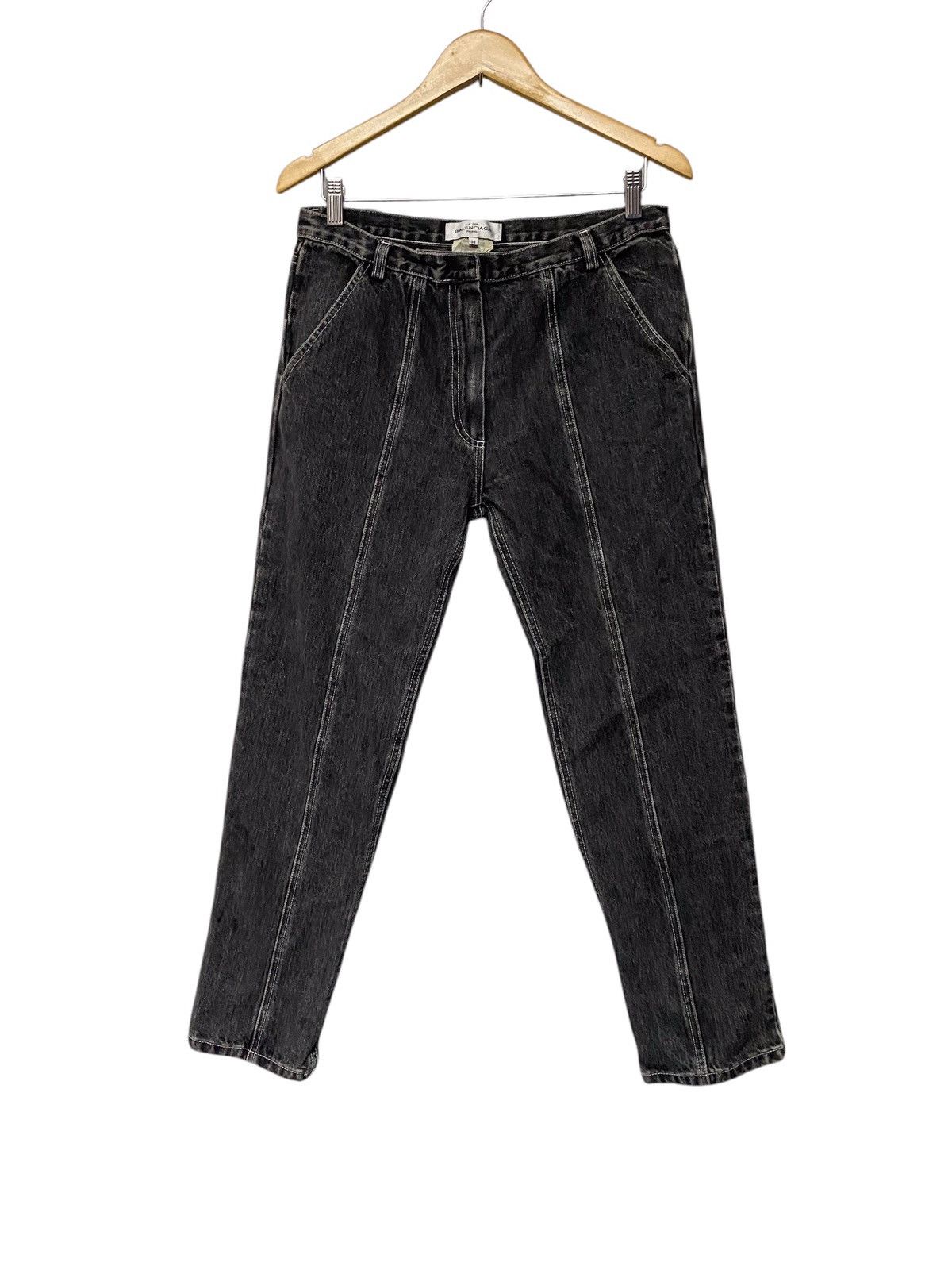 Balenciaga Balenciaga Le Dix Paris bondage jeans (s3) Size 27" / US 4 / IT 40 - 3 Thumbnail