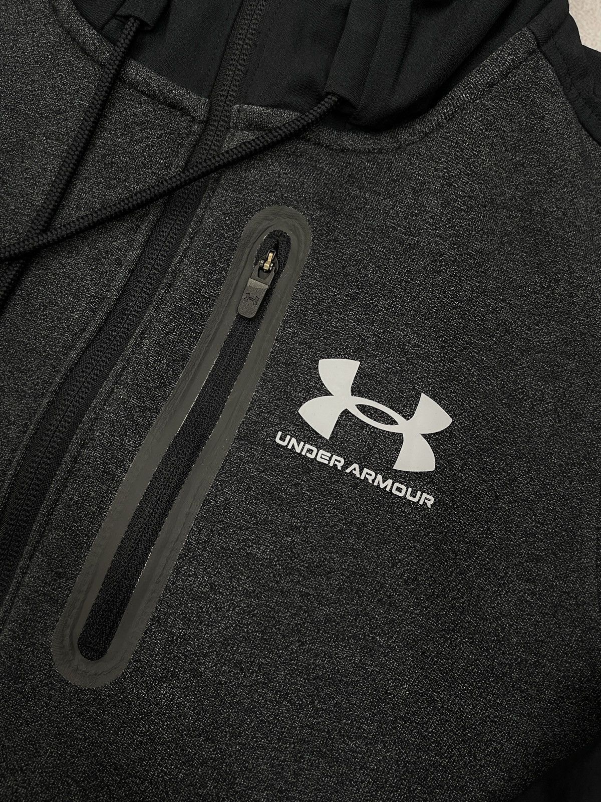 Under Armour Mens Under Armour Zip Hoodie Grey Size US S / EU 44-46 / 1 - 5 Thumbnail
