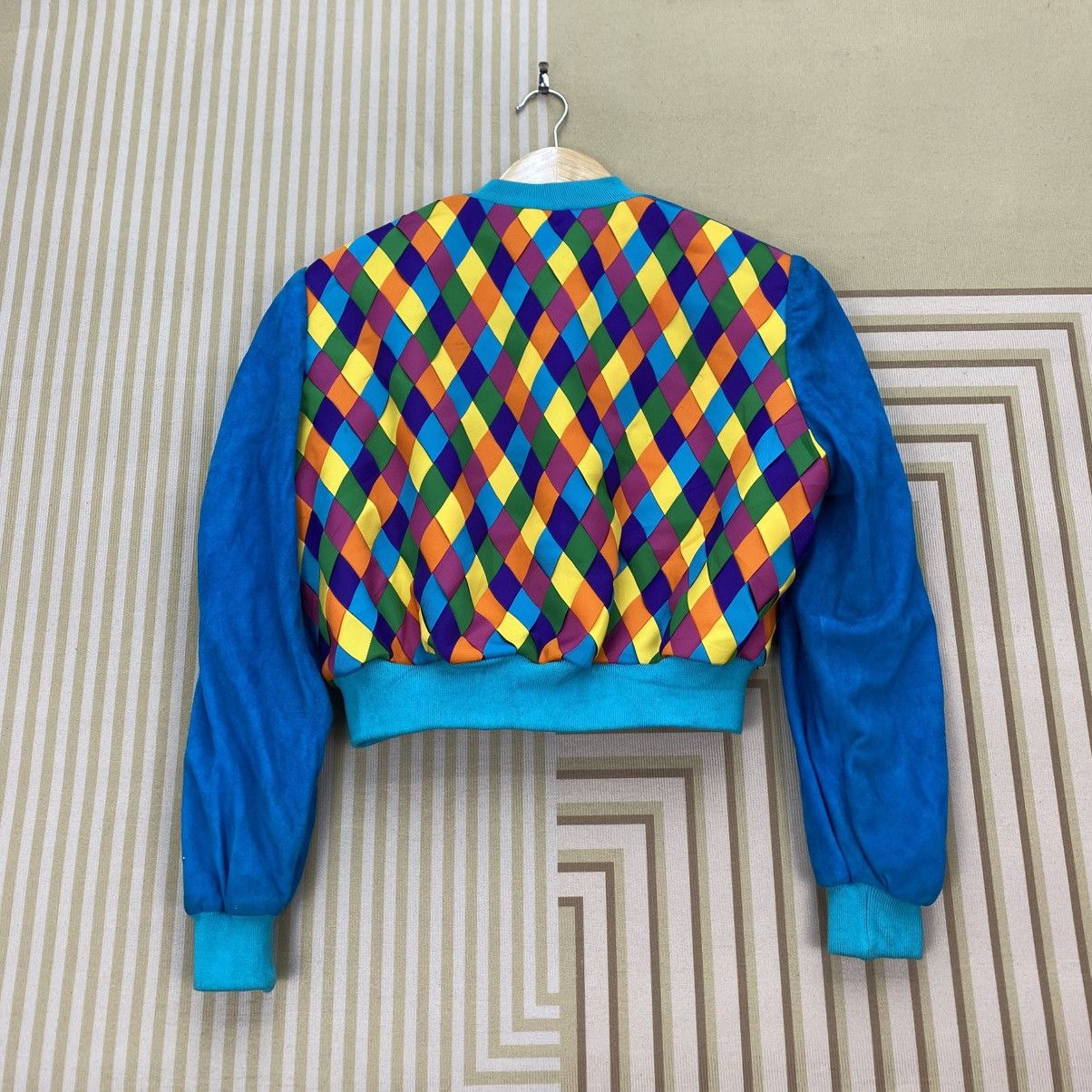 Pollini 🌺Vintage Polini Colourful Cropped Style Jacket Size S / US 4 / IT 40 - 2 Thumbnail