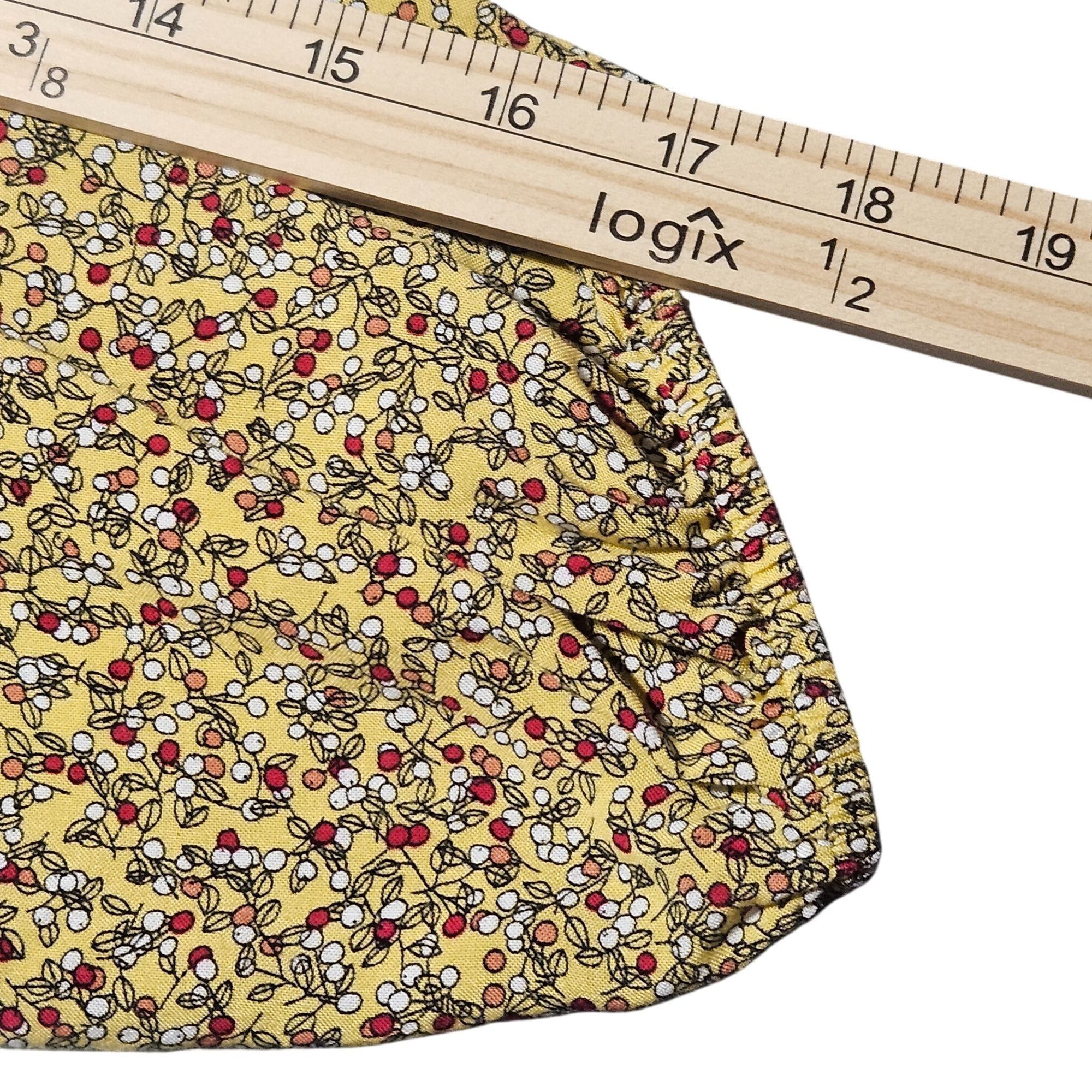 Other Max Studio Yellow Floral Peasant Blouse Small Boho Cottageco Size S / US 4 / IT 40 - 10 Thumbnail