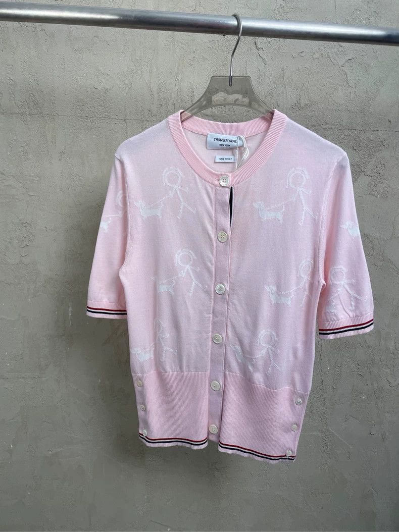 Thom Browne Thom browne Size 0 Cherry blossom pink dog walking villain Size XS / US 0-2 / IT 36-38 - 2 Thumbnail