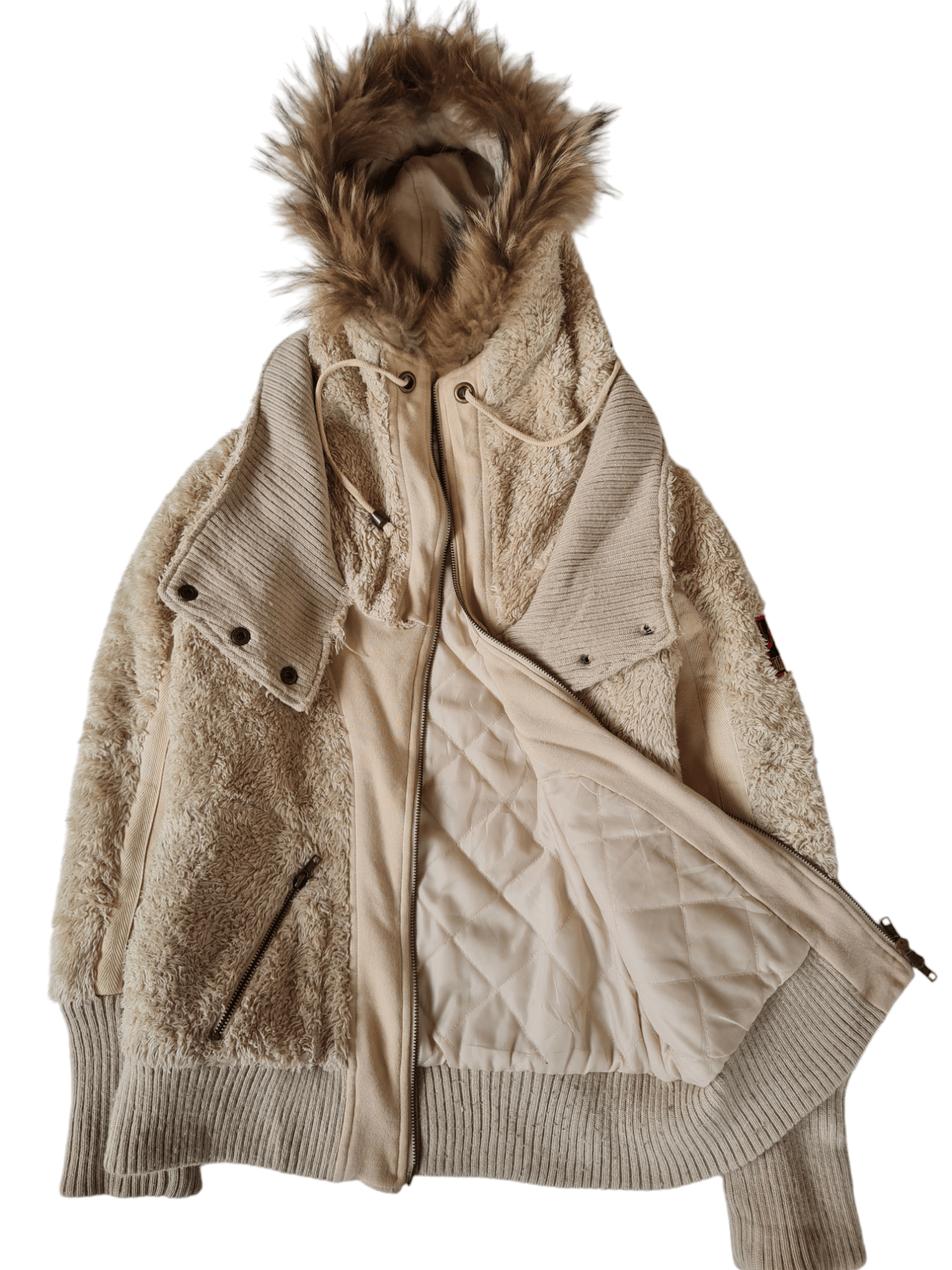 If Six Was Nine Vtg L.A Glitter Fur Jacket Size US L / EU 52-54 / 3 - 2 Thumbnail