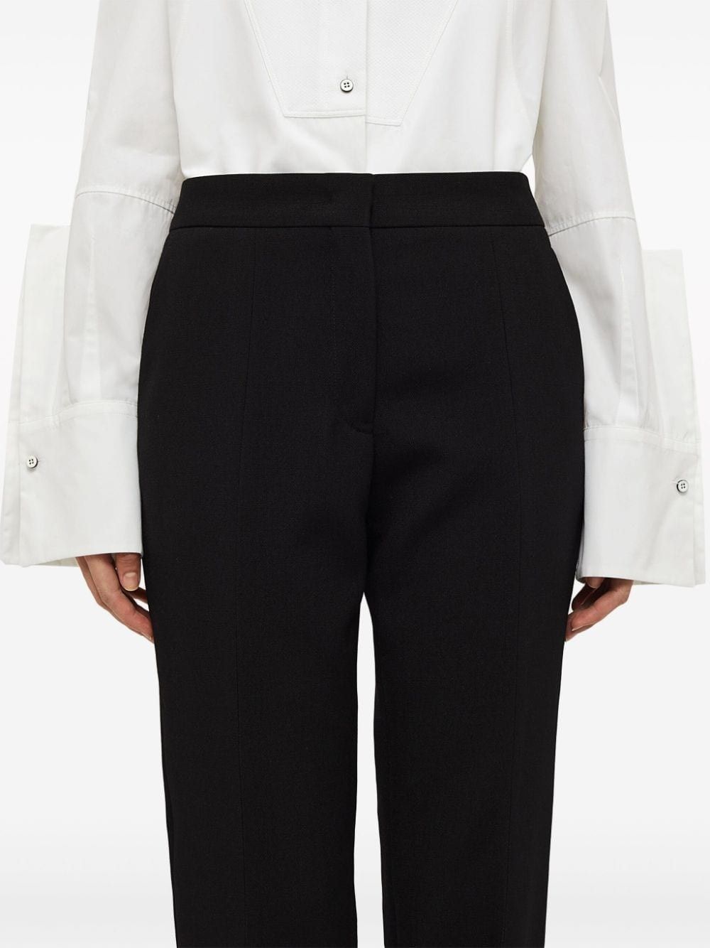 Jil Sander o1w1db10825 Trouser in Black Size 27" / US 4 / IT 40 - 4 Thumbnail