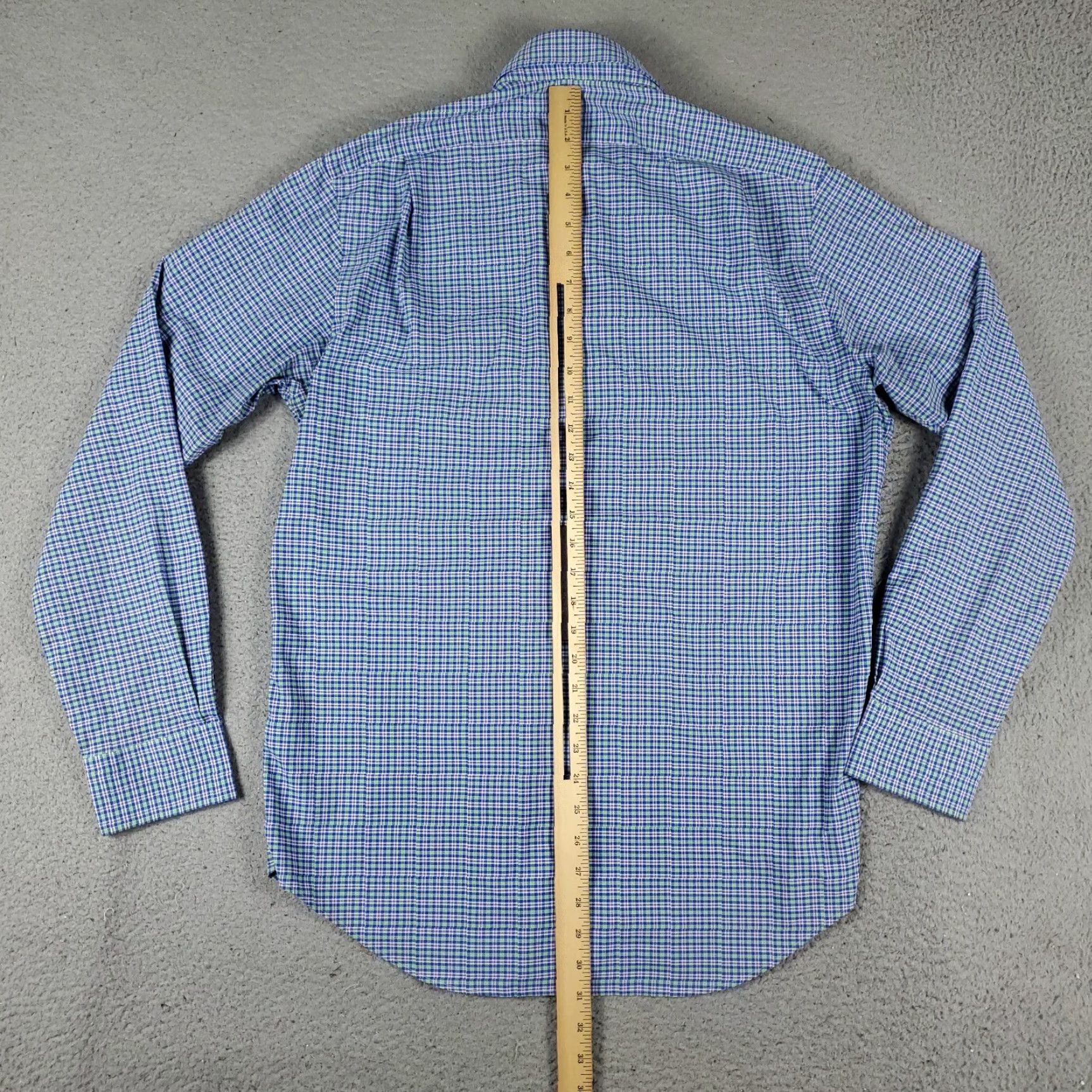 Ralph Lauren Ralph Lauren Button-Up Shirt Mens Medium Blue Plaid Long Sleeve Regular Fit Classic Preppy Size US M / EU 48-50 / 2 - 4 Thumbnail