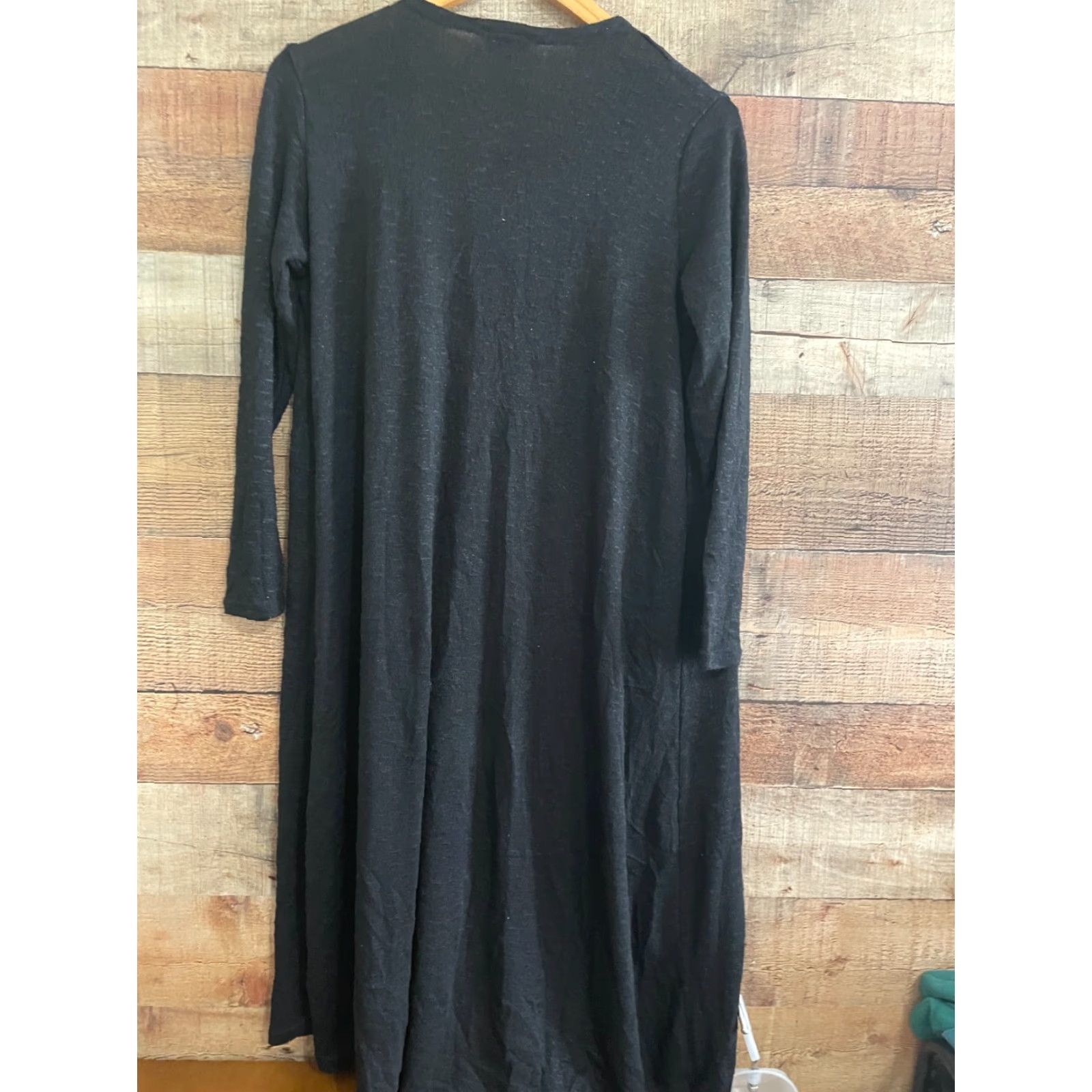 Vintage LuLaRoe Kimono Cover up Small Black Shirt Kimono Sleeve Jersey Women Medium Regular Women's LuLaRoe Kimono Cover up Black - S Size S / US 4 / IT 40 - 3 Thumbnail