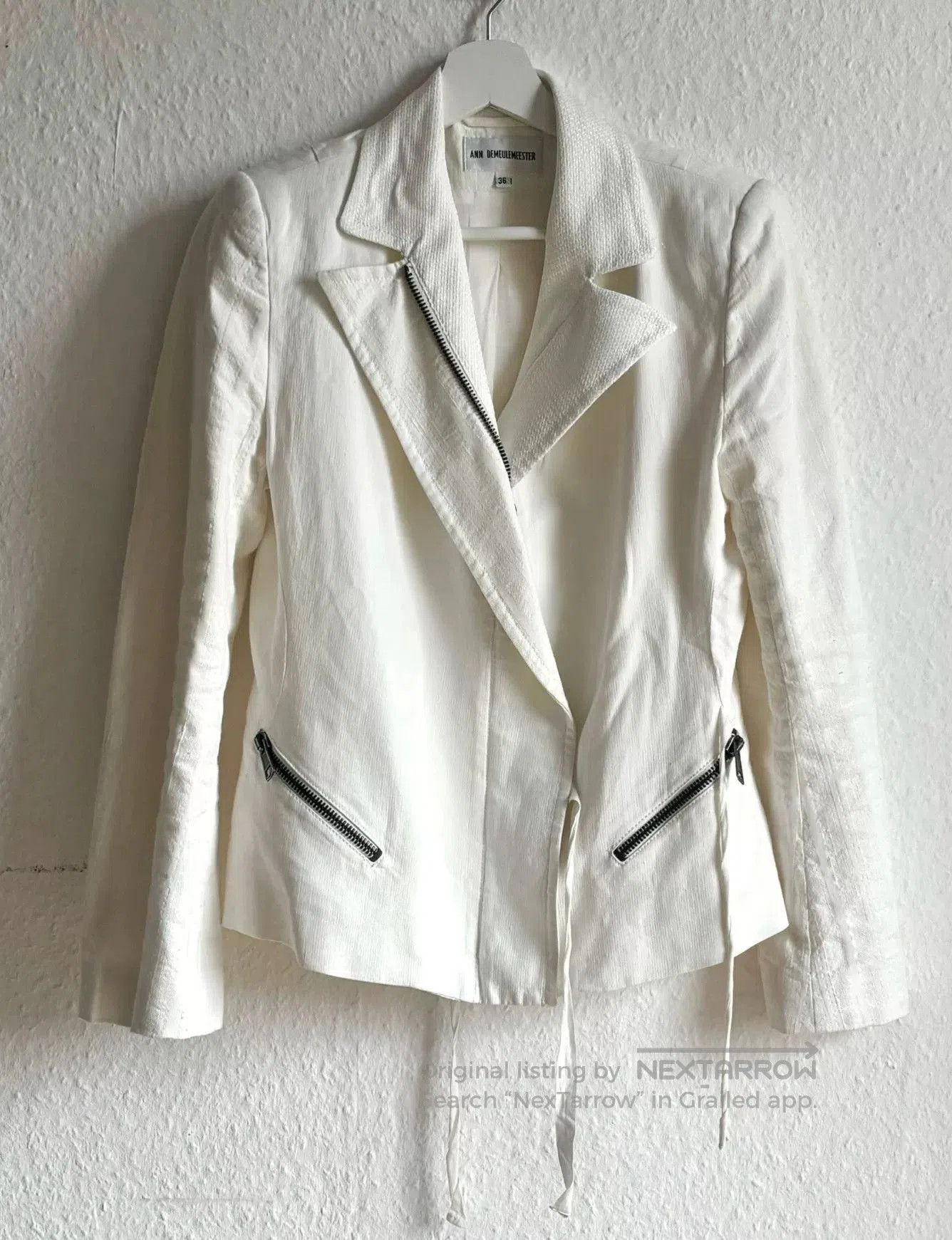 Ann Demeulemeester Ann Demeulemeester White Label Jacket. Size XS / US 0-2 / IT 36-38 - 1 Thumbnail