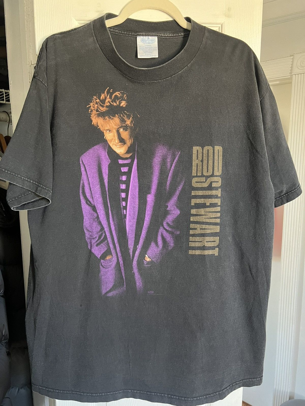Vintage 1996 Rod Stewart Tour Tee Size US XL / EU 56 / 4 - 1 Thumbnail