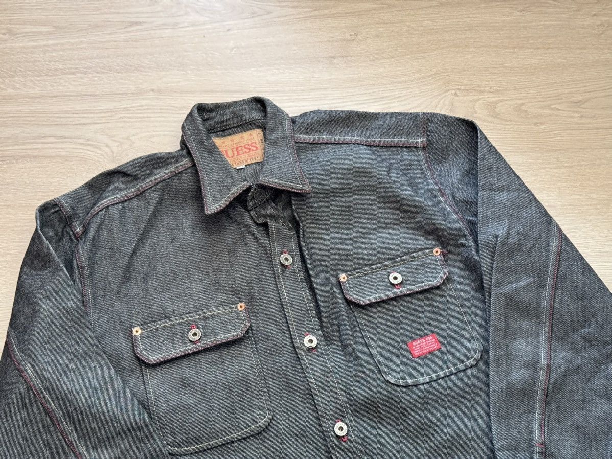 Guess Vintage 90’e Guess Made In USA Baggy Rap Jeans Shirt Size US XXL / EU 58 / 5 - 2 Thumbnail