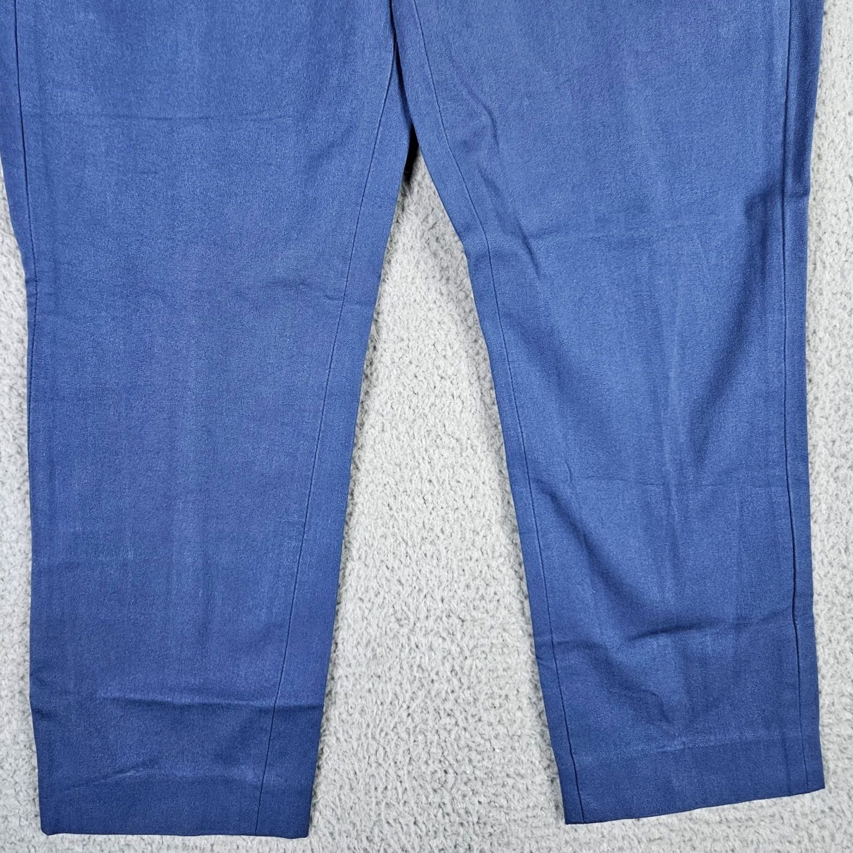 Everlane Everlane Women's Pants Side Zipper Ankle Blue 6 Slim Regular Fit Cotton Elastane Size 28" / US 6 / IT 42 - 8 Thumbnail