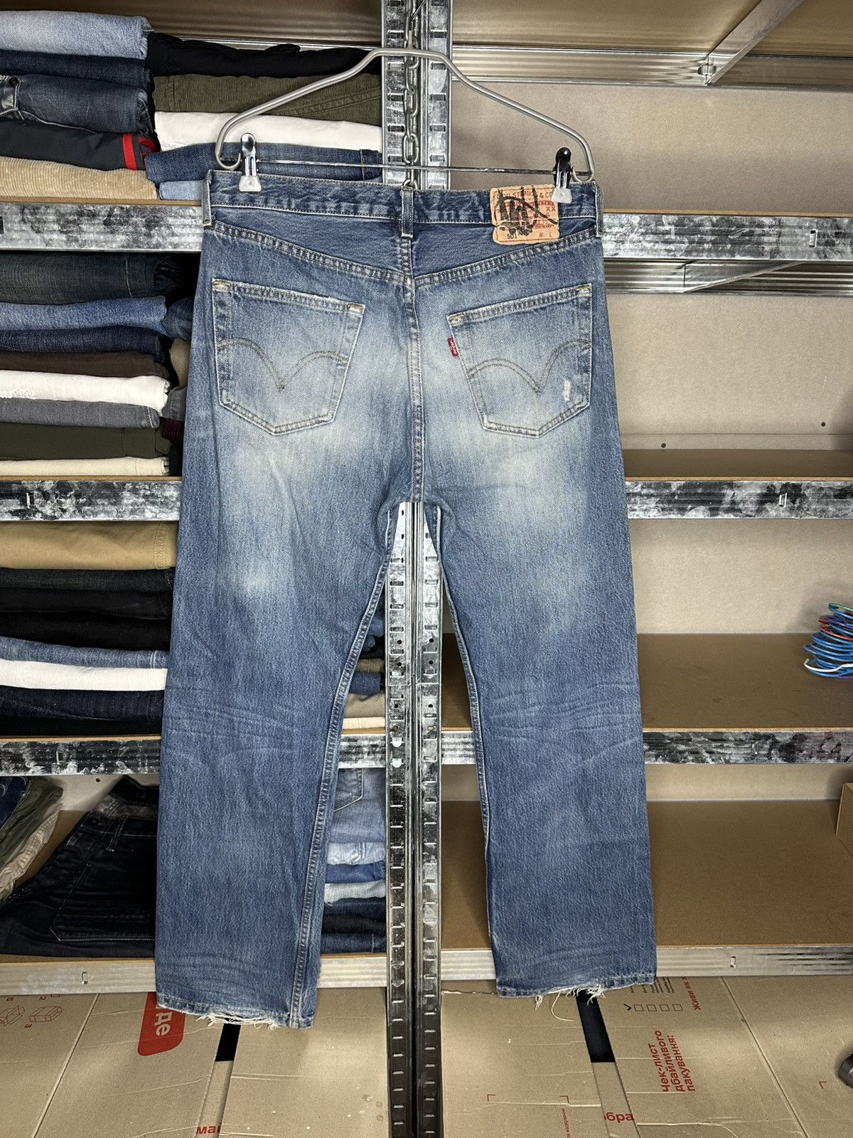 Levi's Levi’s 501 LTD Edition Distressed Denim Jeans Size 34x32 Size US 34 / EU 50 - 2 Thumbnail