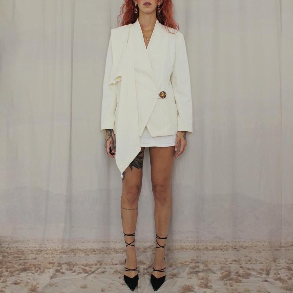 Vintage 🏛️PEPLUM BLAZER🏛️ Size M / US 6-8 / IT 42-44 - 1 Thumbnail