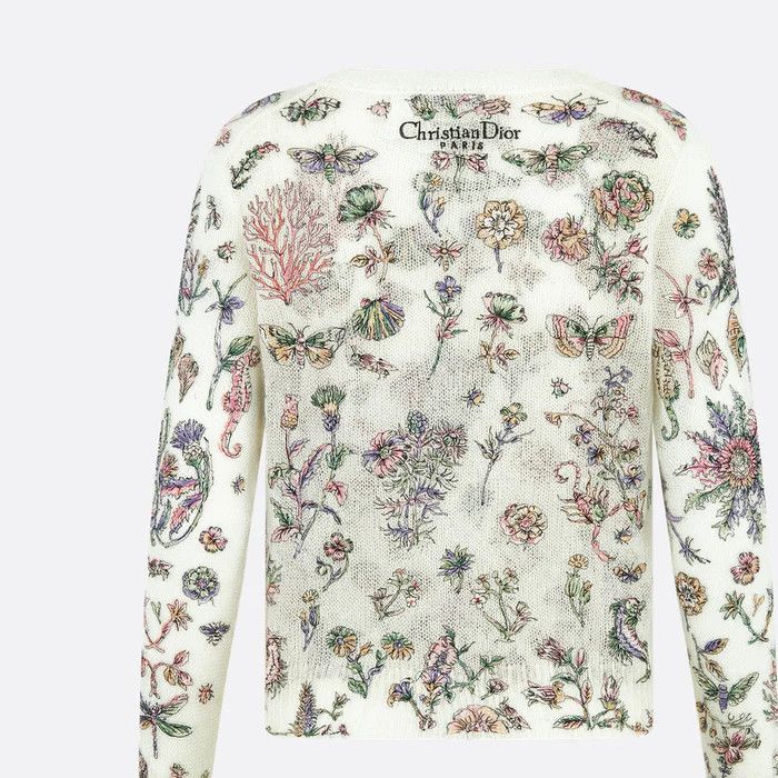 Dior o1bcso1str0126 Sweaters in White Size L / US 10 / IT 46 - 4 Thumbnail
