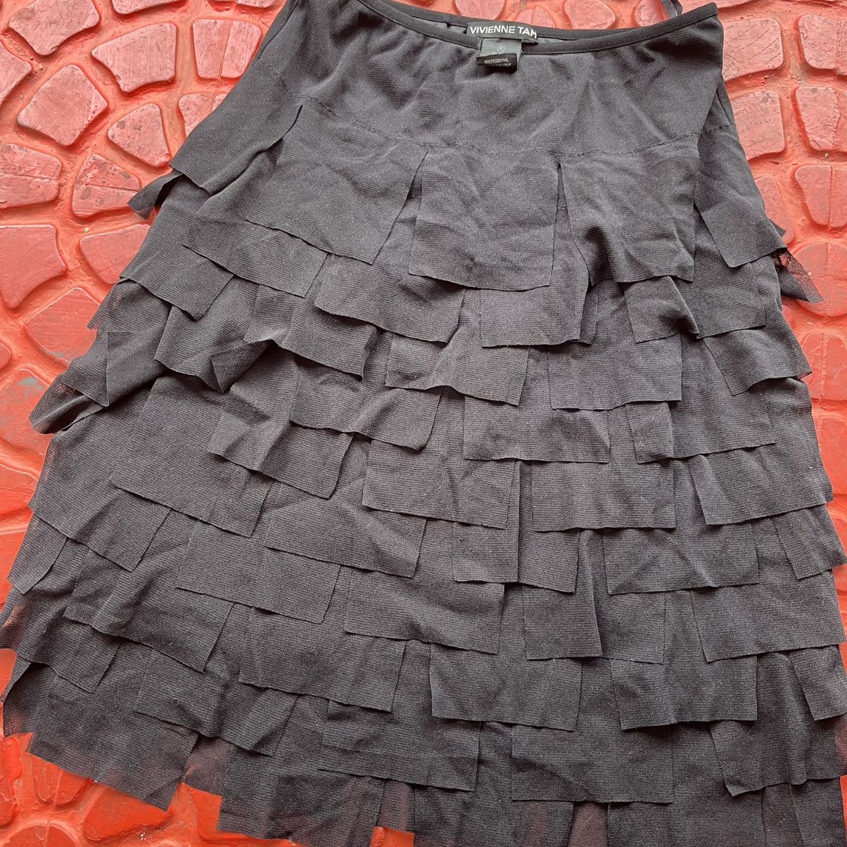 Vivienne Tam VIVIENNE TAM 90s / FRINGE SKIRT Size 28" / US 6 / IT 42 - 3 Thumbnail