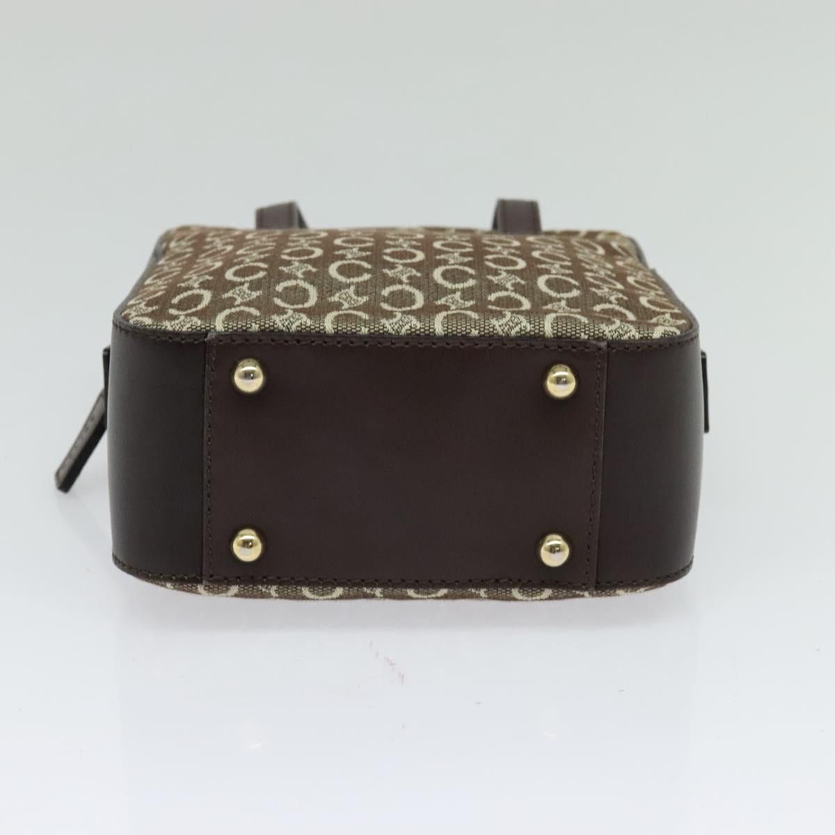 Celine CELINE C Macadam Canvas Hand Bag Beige Gold Size ONE SIZE - 9 Thumbnail
