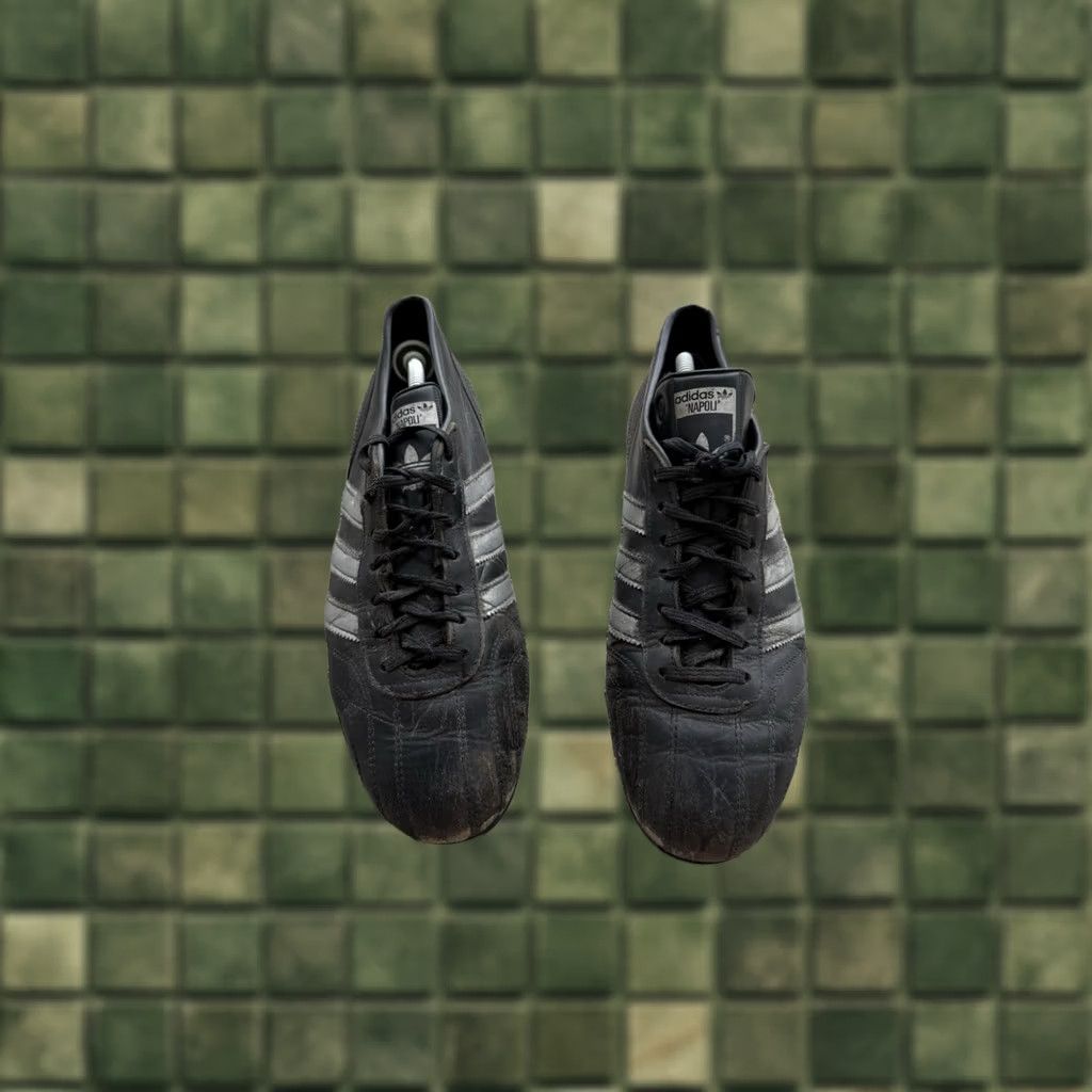 Adidas VINTAGE Adidas Napoli Boots Football US 8 Mens Leather Black 60s 70s FIFA Limited Edition Rare Boots Adidas Napoli Boots Size US 8 / EU 41 - 1 Thumbnail