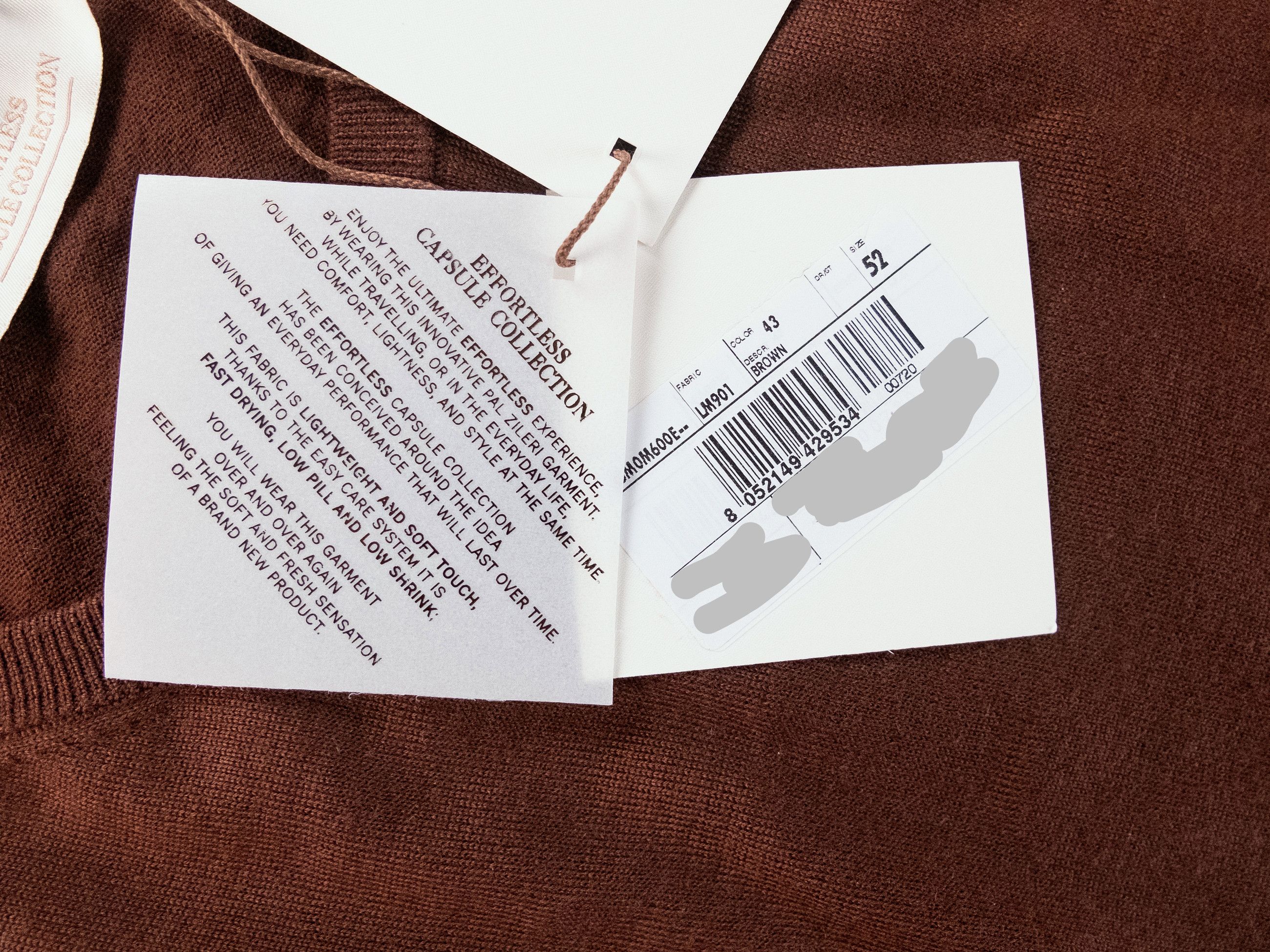 Pal Zileri PAL ZILERI brown wool crewneck sweater Size 52 IT / XL Size US XL / EU 56 / 4 - 3 Thumbnail
