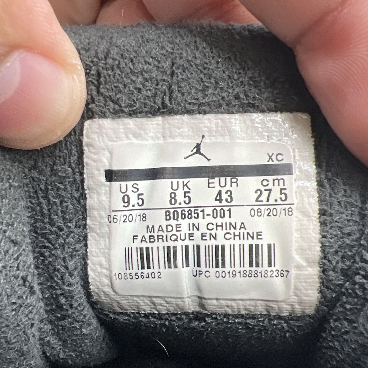 Jordan Brand Air Jordan 12 winterized triple black Size US 9.5 / EU 42-43 - 8 Thumbnail