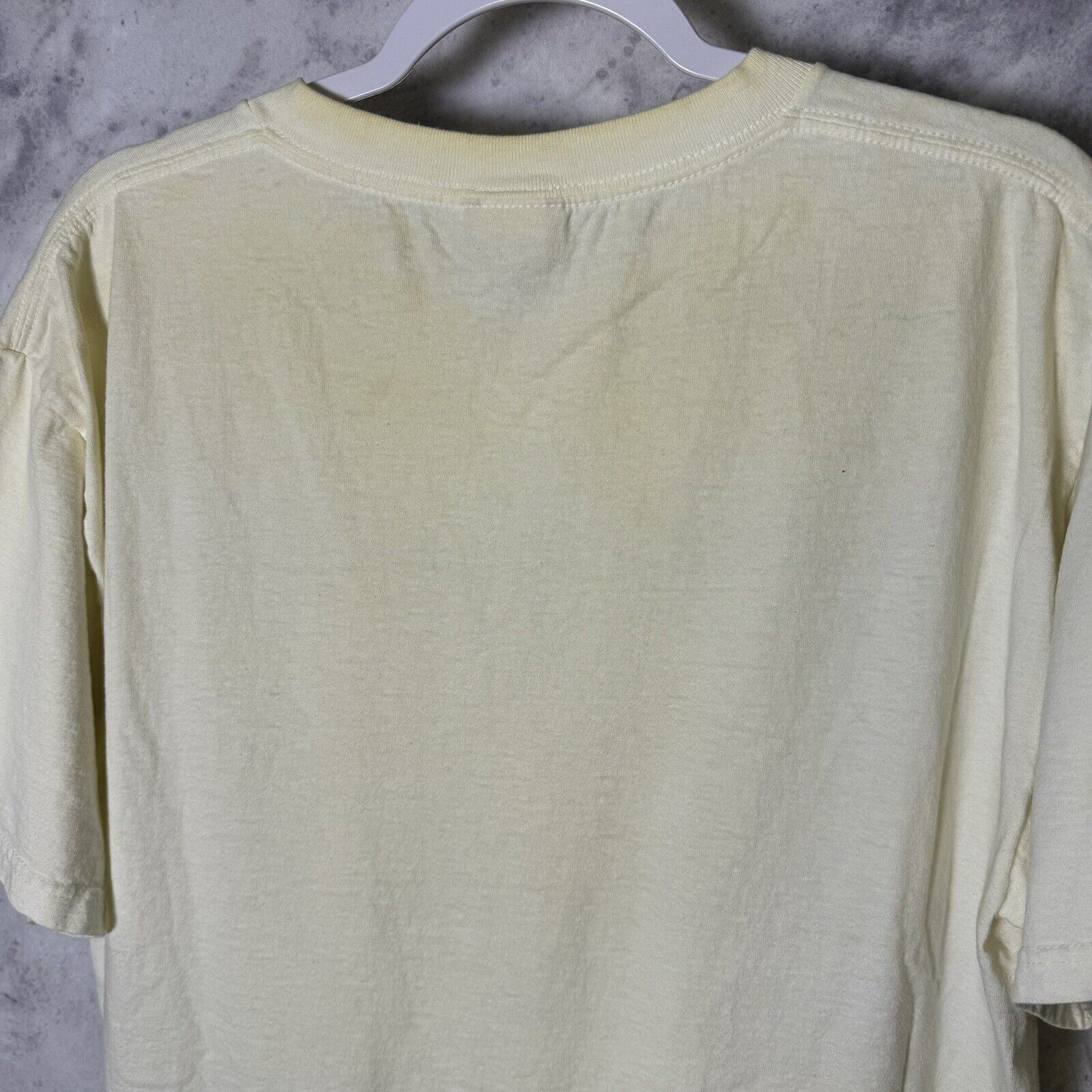 NFL Vintage Minnesota Vikings T Shirt Mens Large White NFL Purpl Size US L / EU 52-54 / 3 - 8 Thumbnail