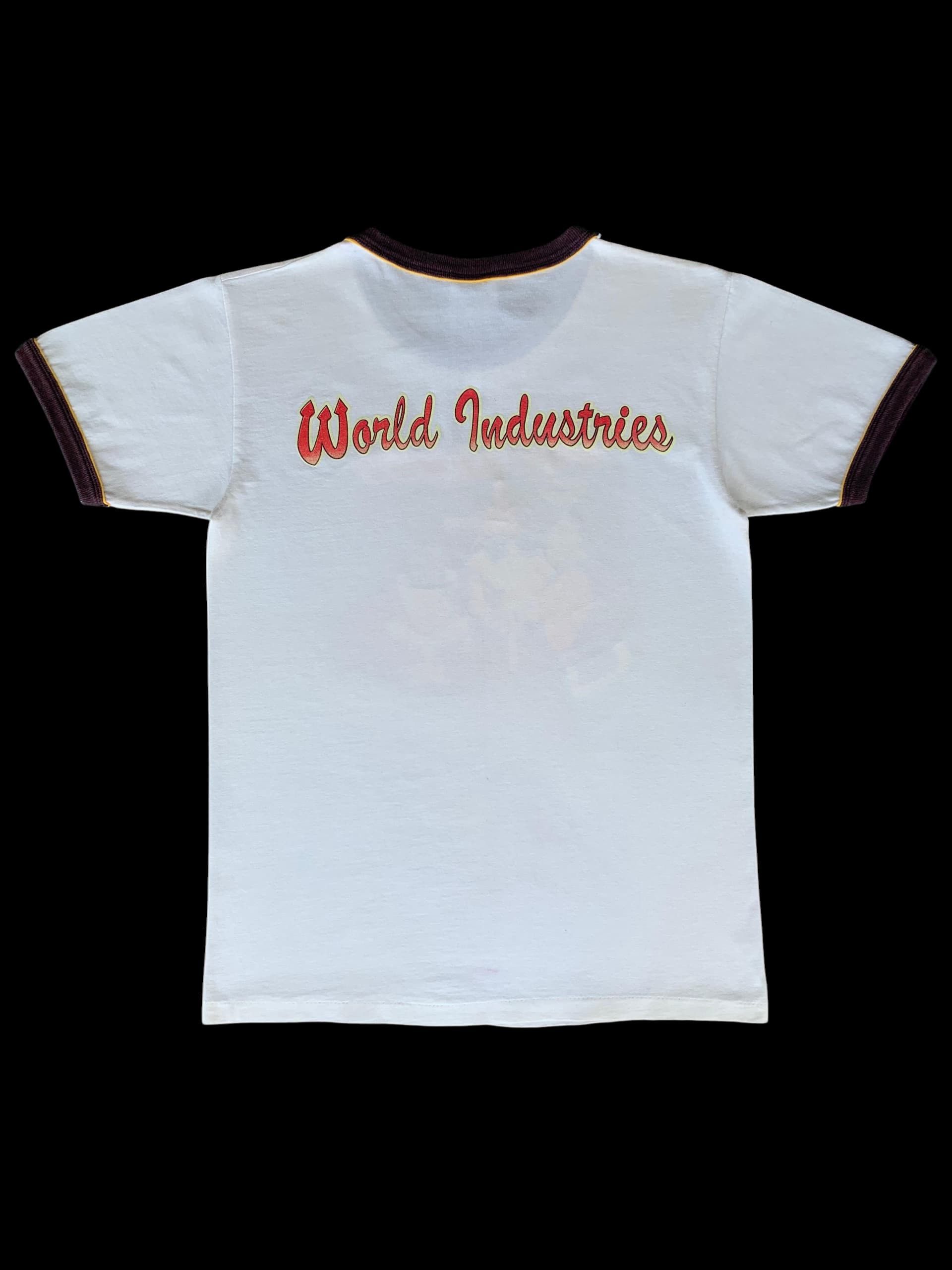 World Industries 1990' Flameboy World Industries Ringer Tee Size M / US 6-8 / IT 42-44 - 7 Thumbnail