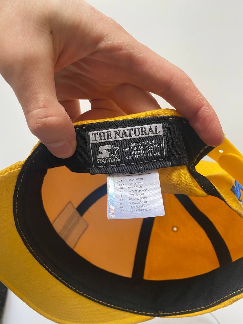 Carhartt Carhartt WIP x Starter Snapback Cap OS yellow logo leather Size ONE SIZE - 4 Thumbnail