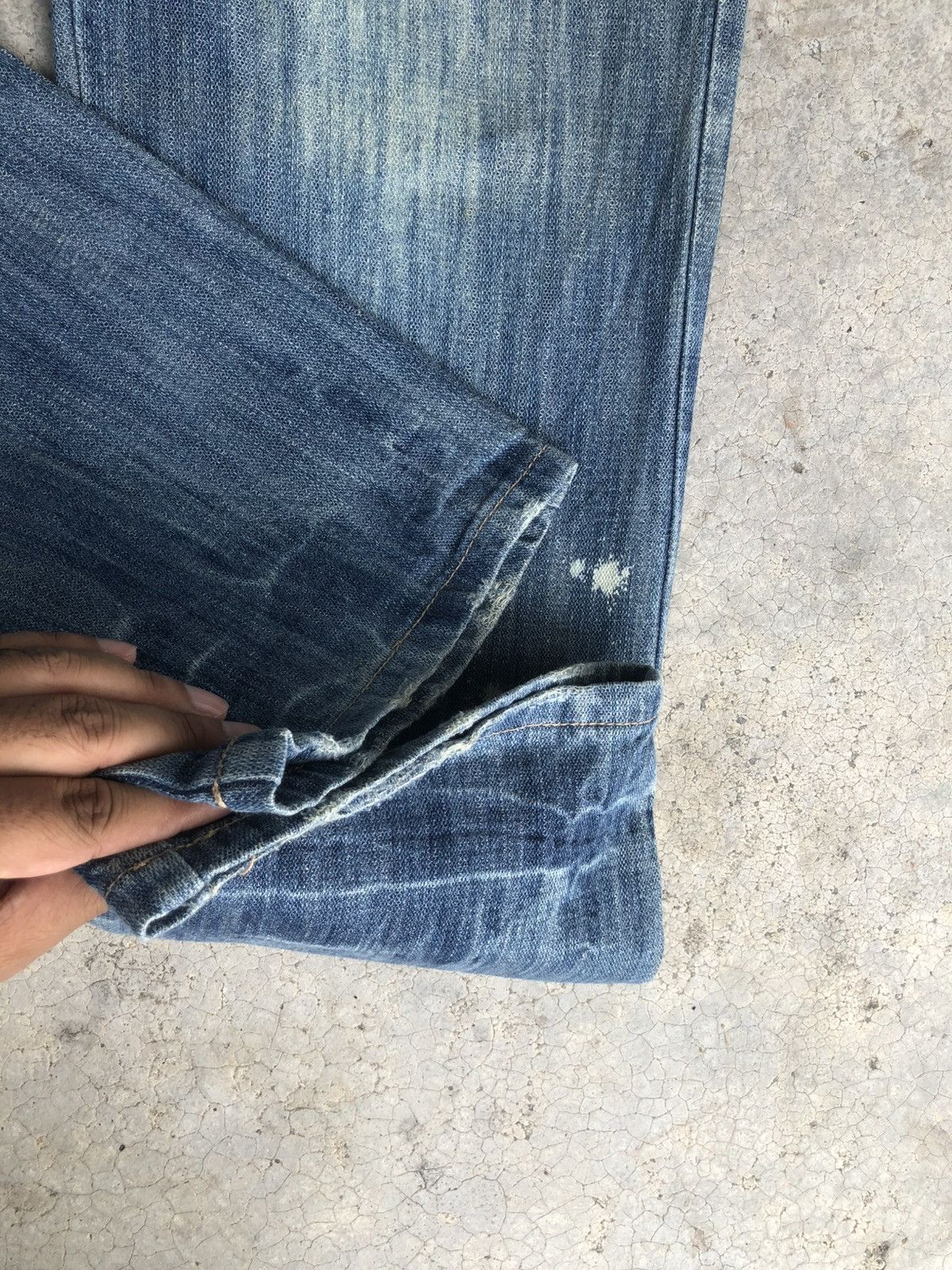Hysteric Glamour Japanese Gumu Double Waist Distressed Jeans Size US 32 / EU 48 - 13 Thumbnail