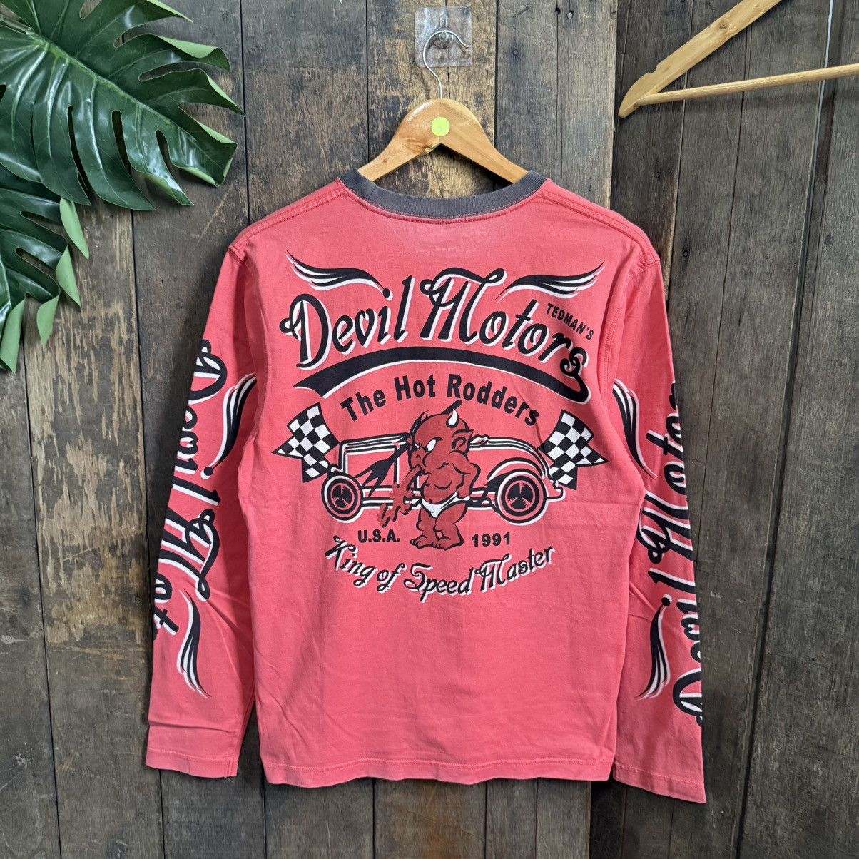 Vintage Vintage Ted Company Devil Motors Tshirt Size US M / EU 48-50 / 2 - 1 Thumbnail