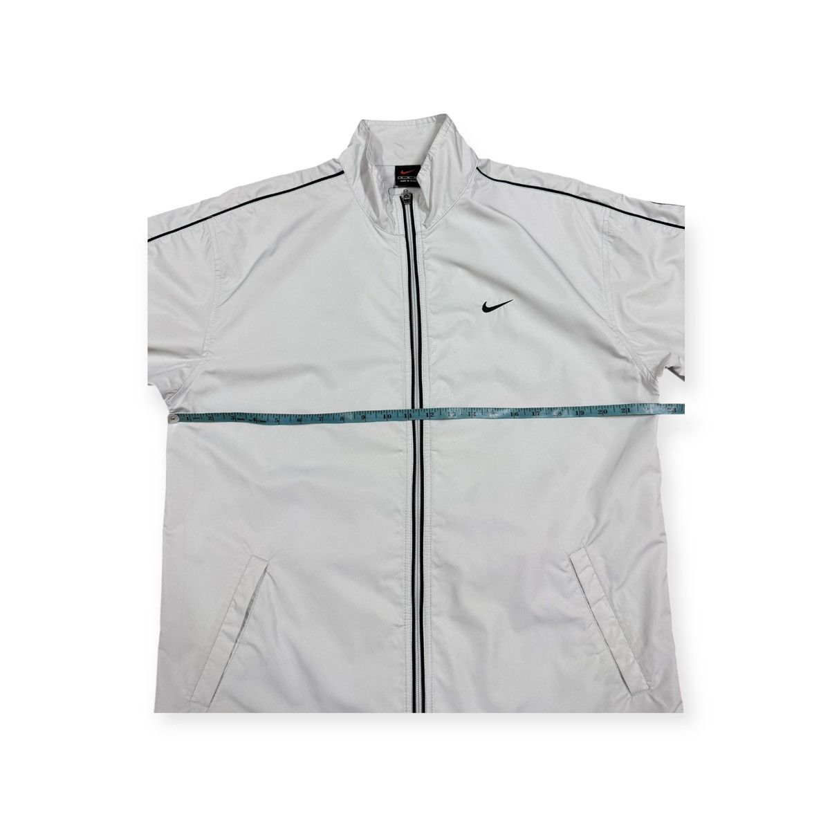 Nike Vtg🔥Y2k Clima Fit Back Pocket Zipper Windbreaker Size US M / EU 48-50 / 2 - 11 Thumbnail