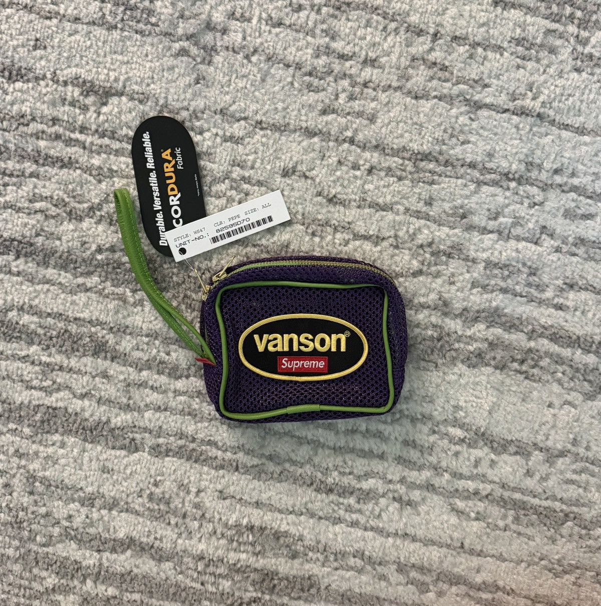 Supreme × Vanson Leathers Supreme x Vanson Leathers Cordura Mesh Wrist Bag Size ONE SIZE - 1 Thumbnail