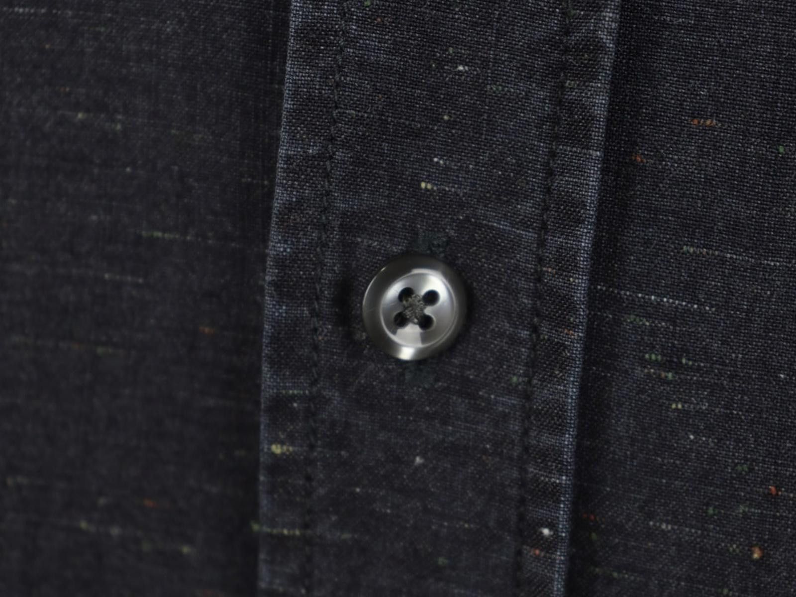 J.Lindeberg J.Lindeberg Black Cotton Collared Slim Fit Shirt Size S Size US S / EU 44-46 / 1 - 2 Thumbnail