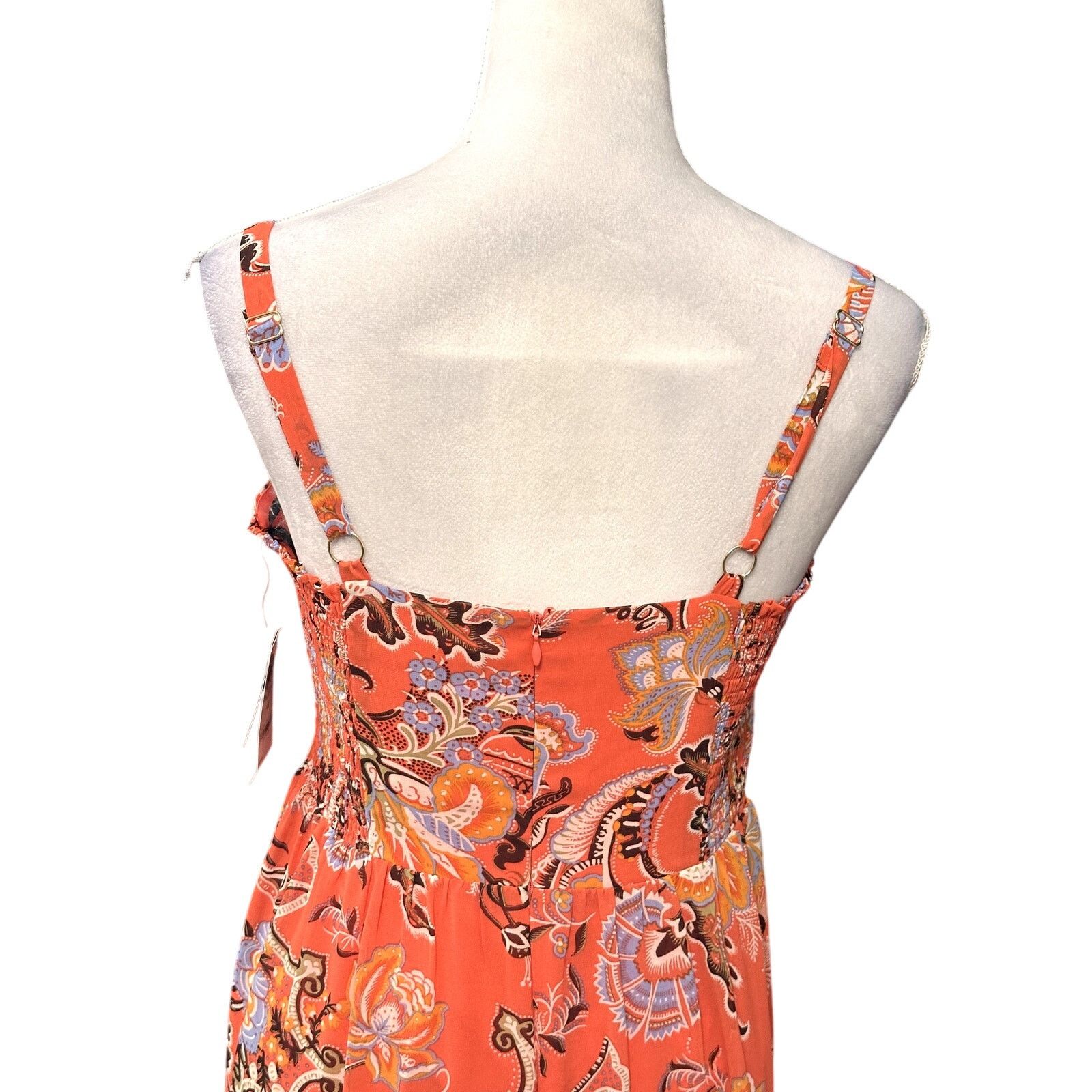 Other INC Tiered Maxi Sleeveless Floral Sundress Pink Womens 4 NWT Size S / US 4 / IT 40 - 6 Thumbnail