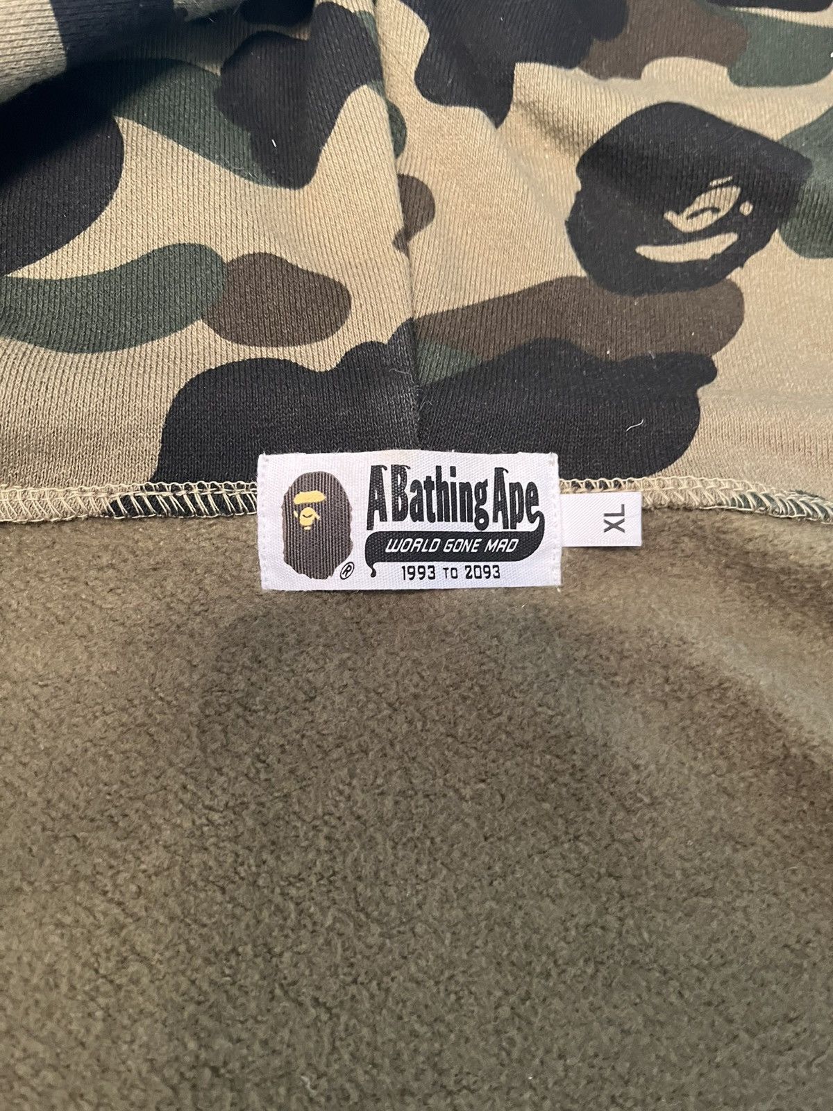 Bape Bape Green Camp Full Zip Size US XL / EU 56 / 4 - 9 Thumbnail