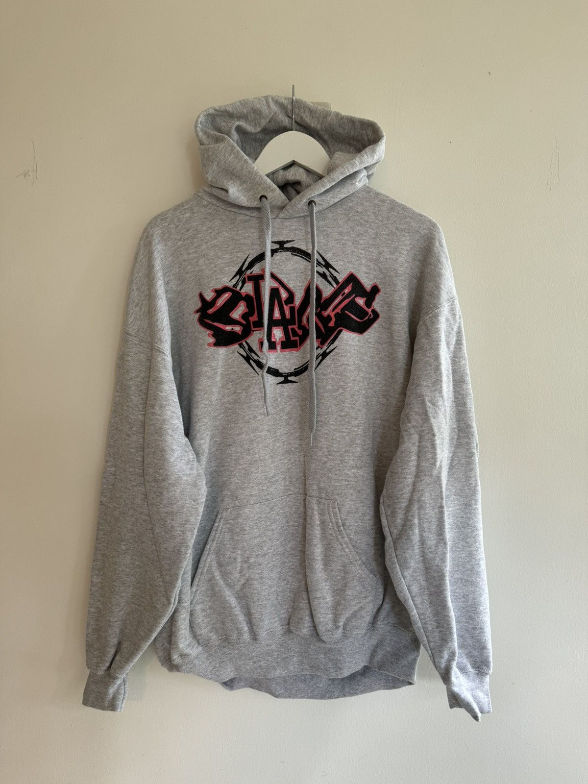 image of Drain Gang Bladee Exer Hoodie 2018 XL in Grey, Men's