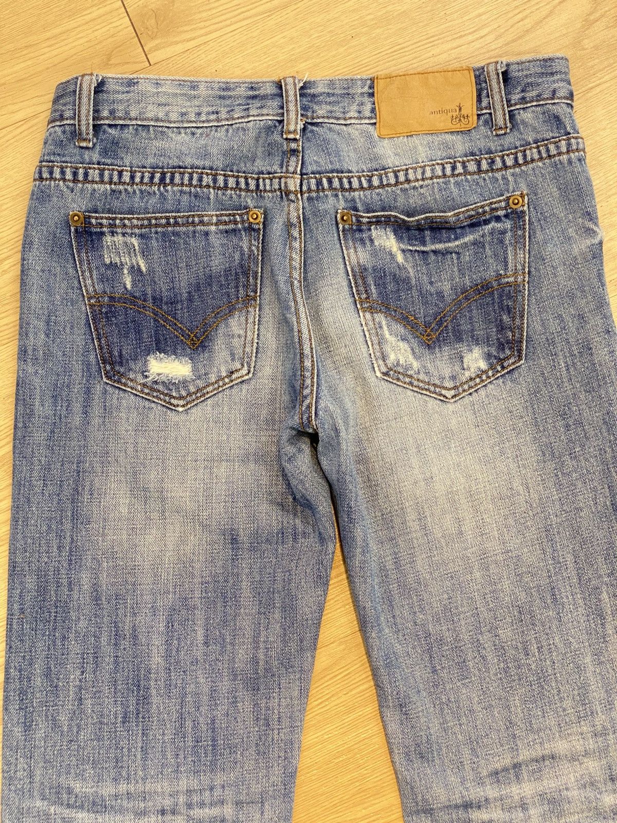 Japanese Brand Vintage Japanese Brand Hairy Leg Distress Denim Size US 32 / EU 48 - 4 Thumbnail