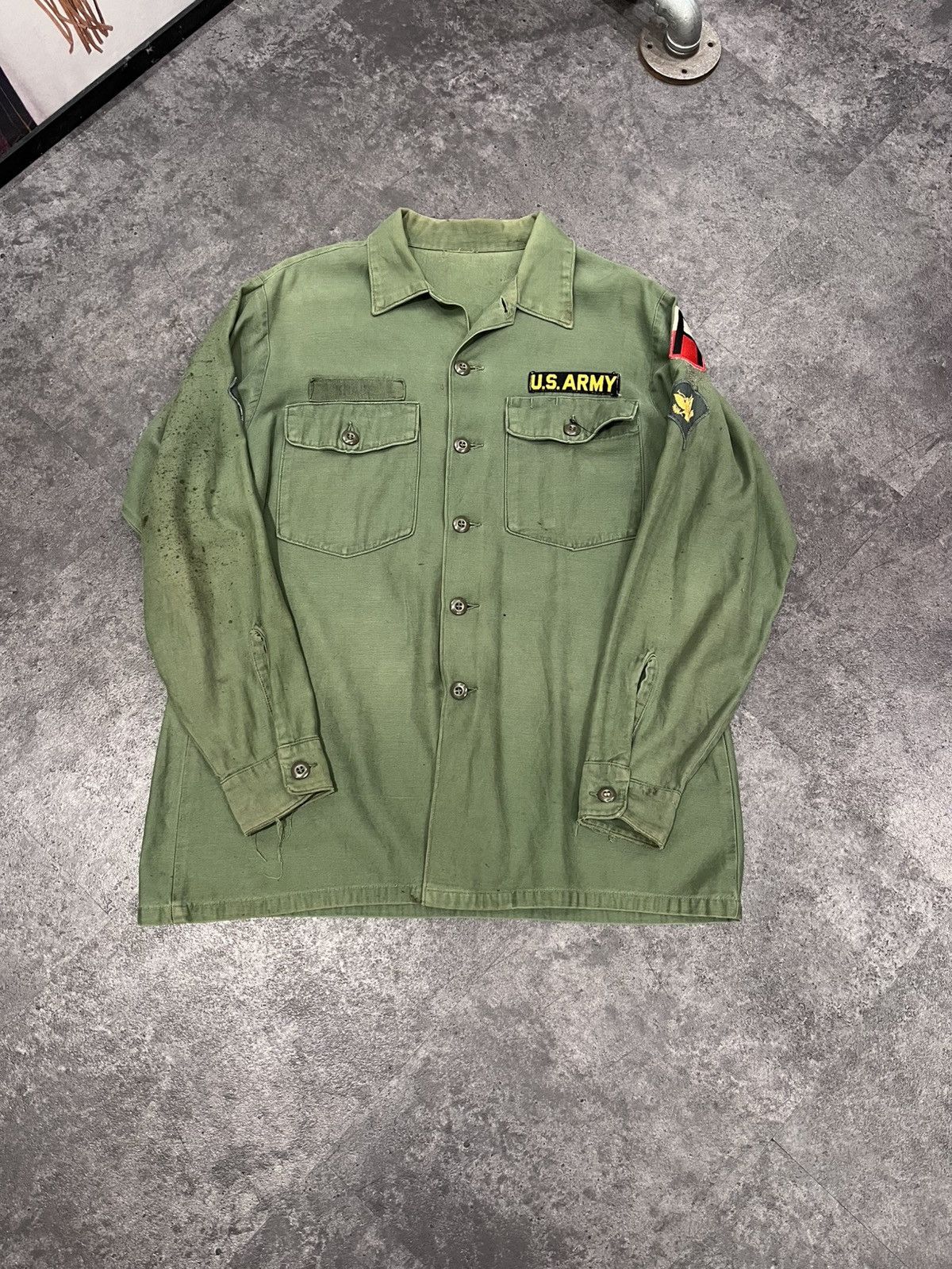 Vintage Vintage og 107 us army vietnam war Size US XL / EU 56 / 4 - 1 Thumbnail