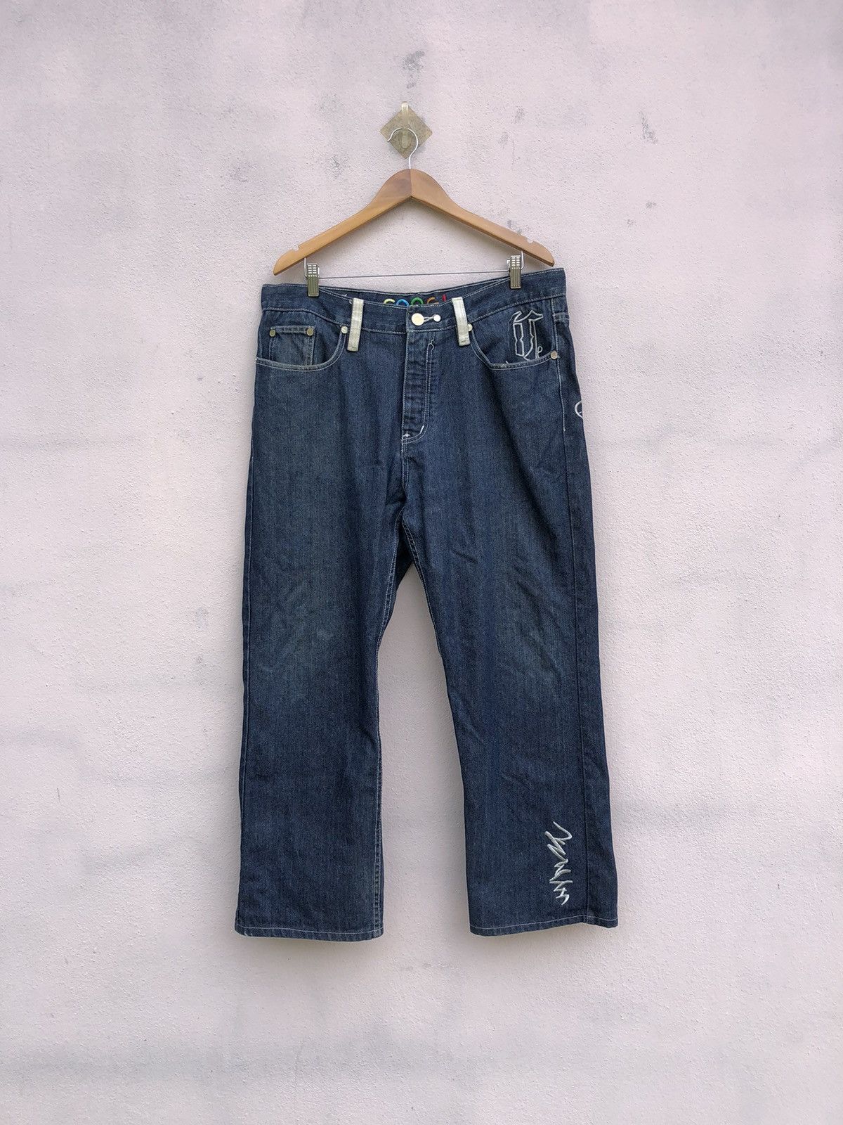 Coogi Coogi Baggy Jeans Embroidered Y2k Rapper Style Size US 36 / EU 52 - 4 Thumbnail