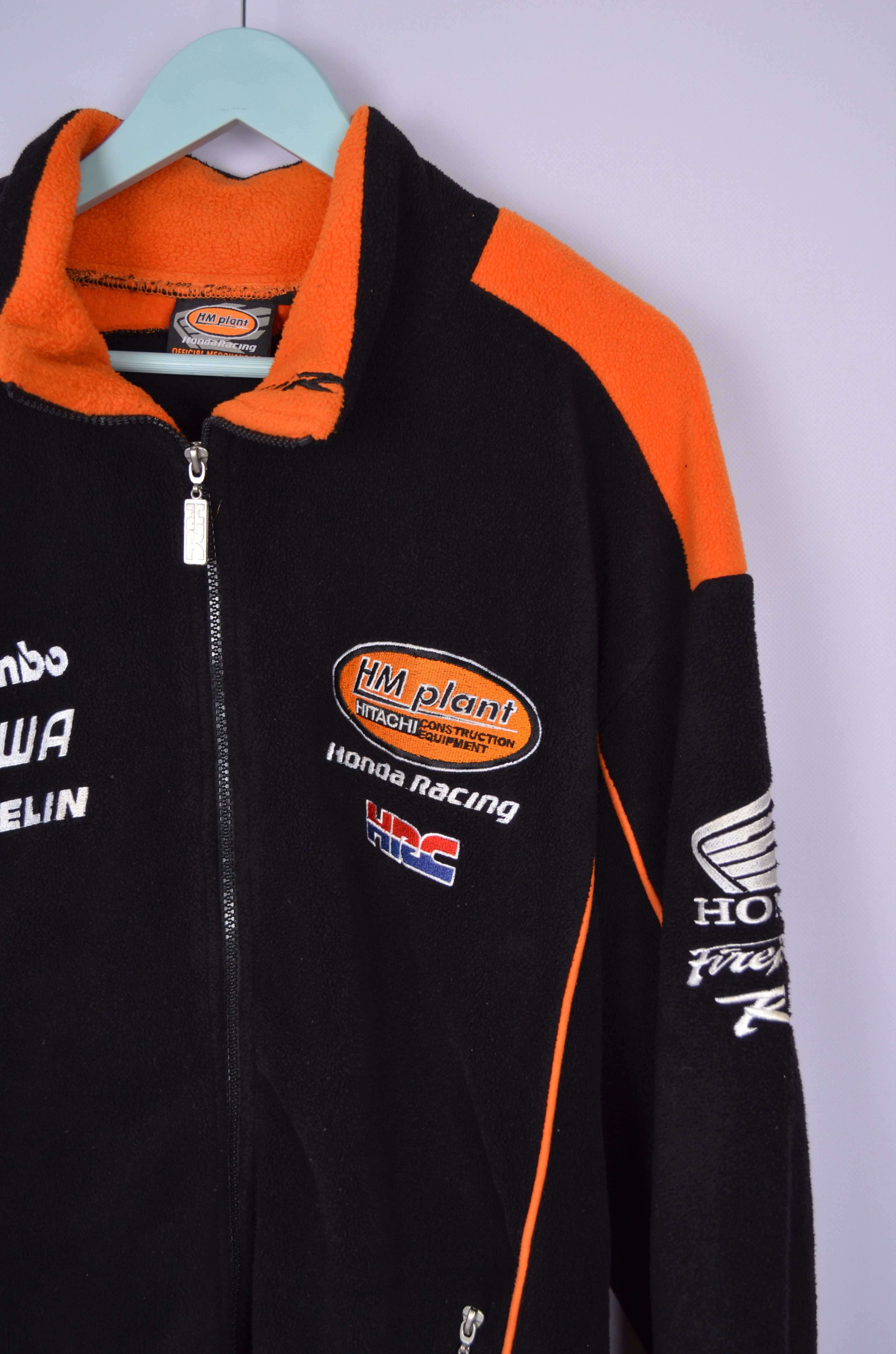 Honda Honda Michelin Hitachi FireBlade RR Full Zip Fleece Jacket Size US XL / EU 56 / 4 - 4 Thumbnail