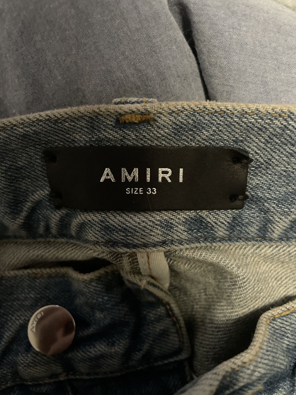 Amiri Straight Cut Loose Jeans Size US 33 - 6 Thumbnail
