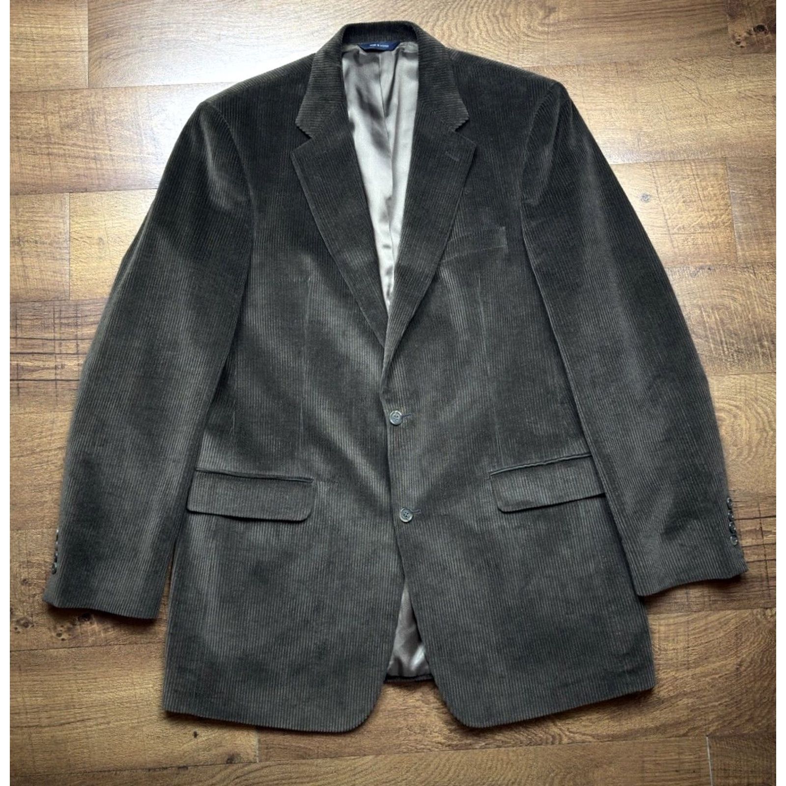 Brooks Brothers Brooks Brothers 1818 Sport Coat Corduroy Blazer Brown Men’s Size 42L Jacket Single-Breasted Polo? Size 42R - 2 Thumbnail