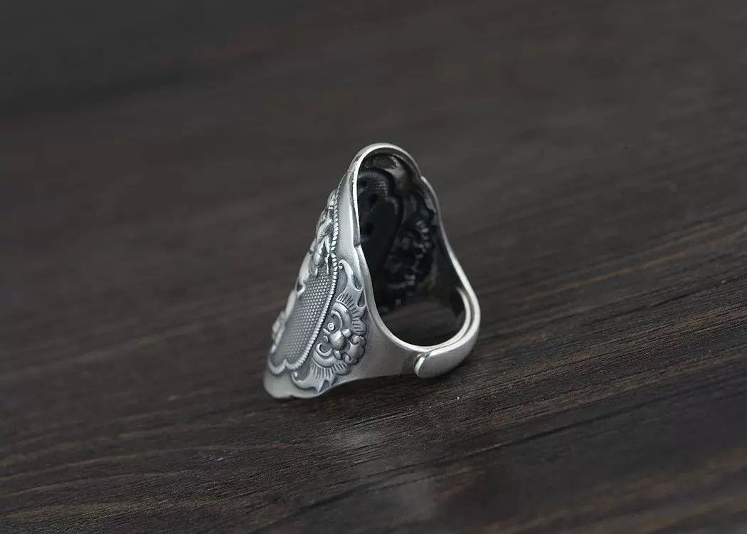 Japanese Brand × Jewelry Resizable Tide Totem Buddha Ring Size ONE SIZE - 6 Thumbnail